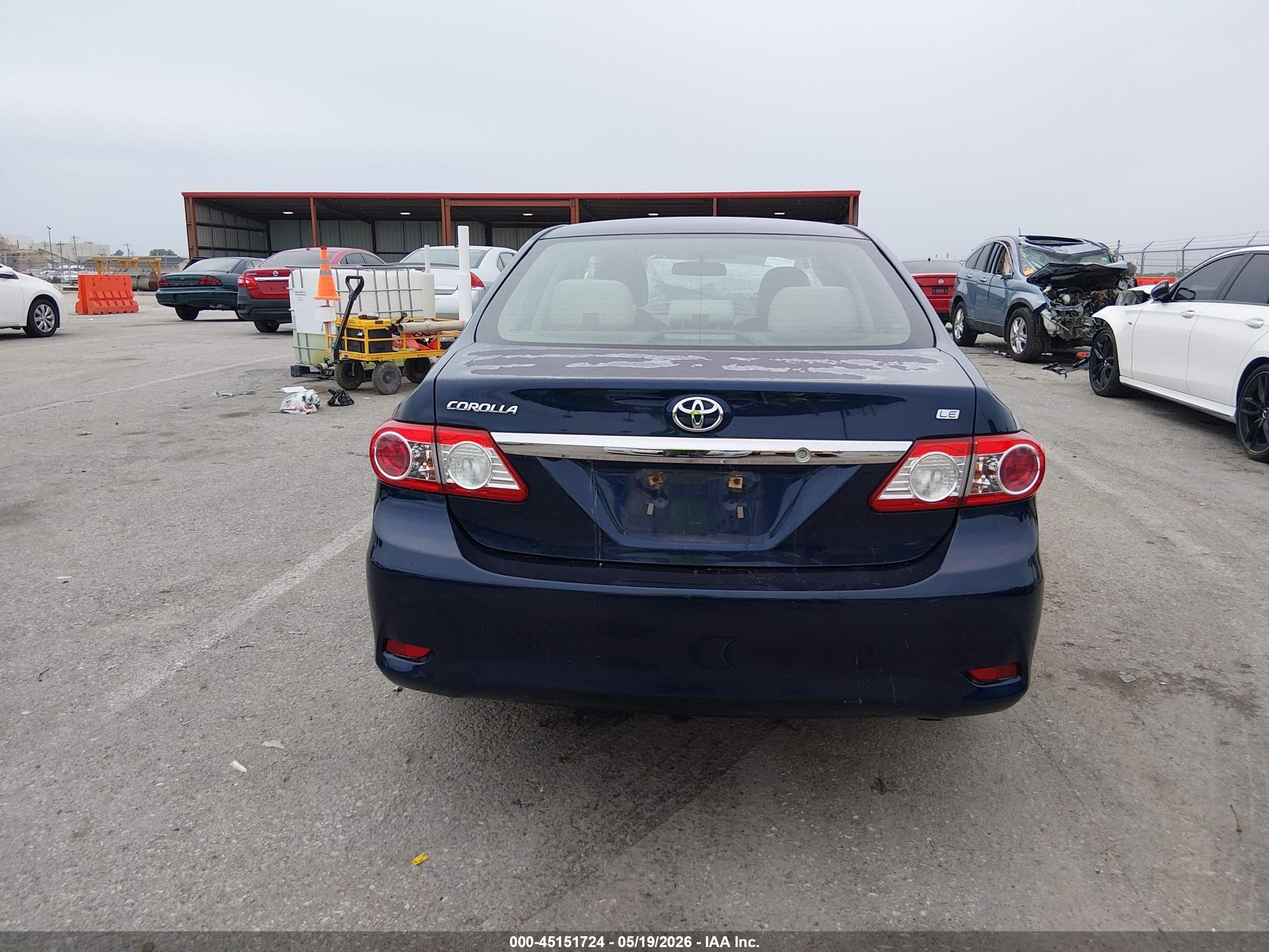 2012 Toyota Corolla Le Синий vin: 2T1BU4EE8CC915293