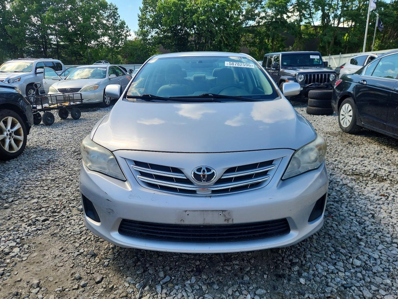 2013 Toyota Corolla Le Silver vin: 2T1BU4EE8DC007427