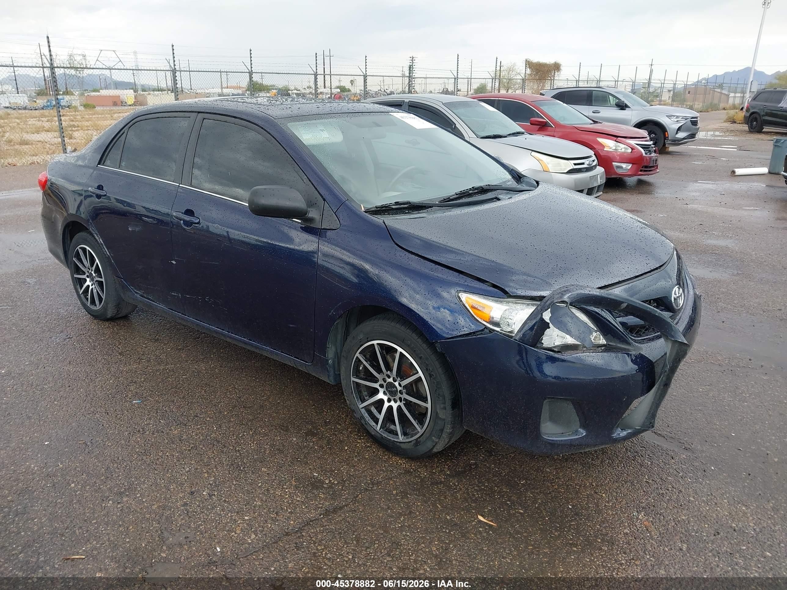 2013 Toyota Corolla Le Синий vin: 2T1BU4EE8DC031680