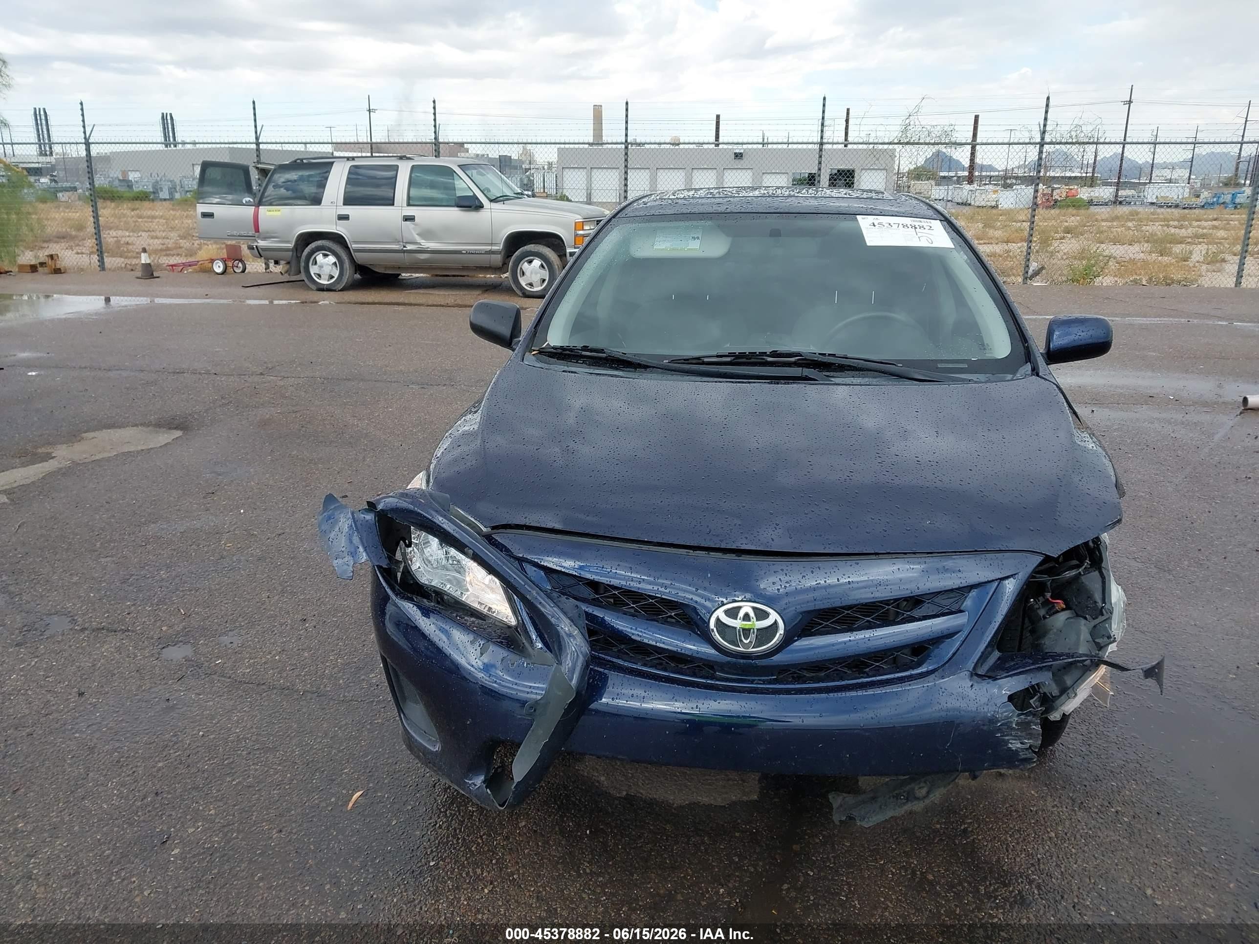2013 Toyota Corolla Le Blue vin: 2T1BU4EE8DC031680