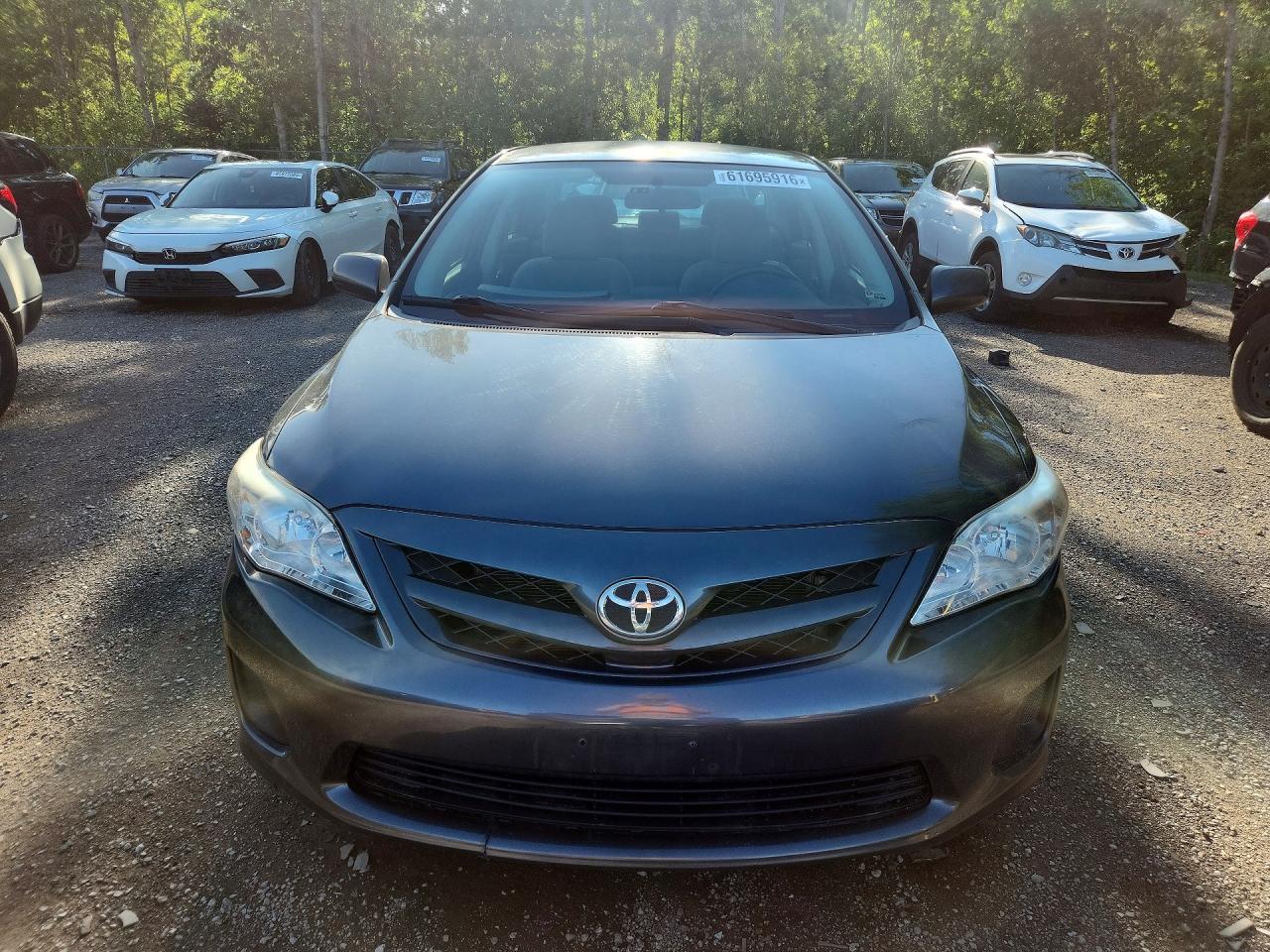 2013 Toyota Corolla L Gray vin: 2T1BU4EE8DC046504