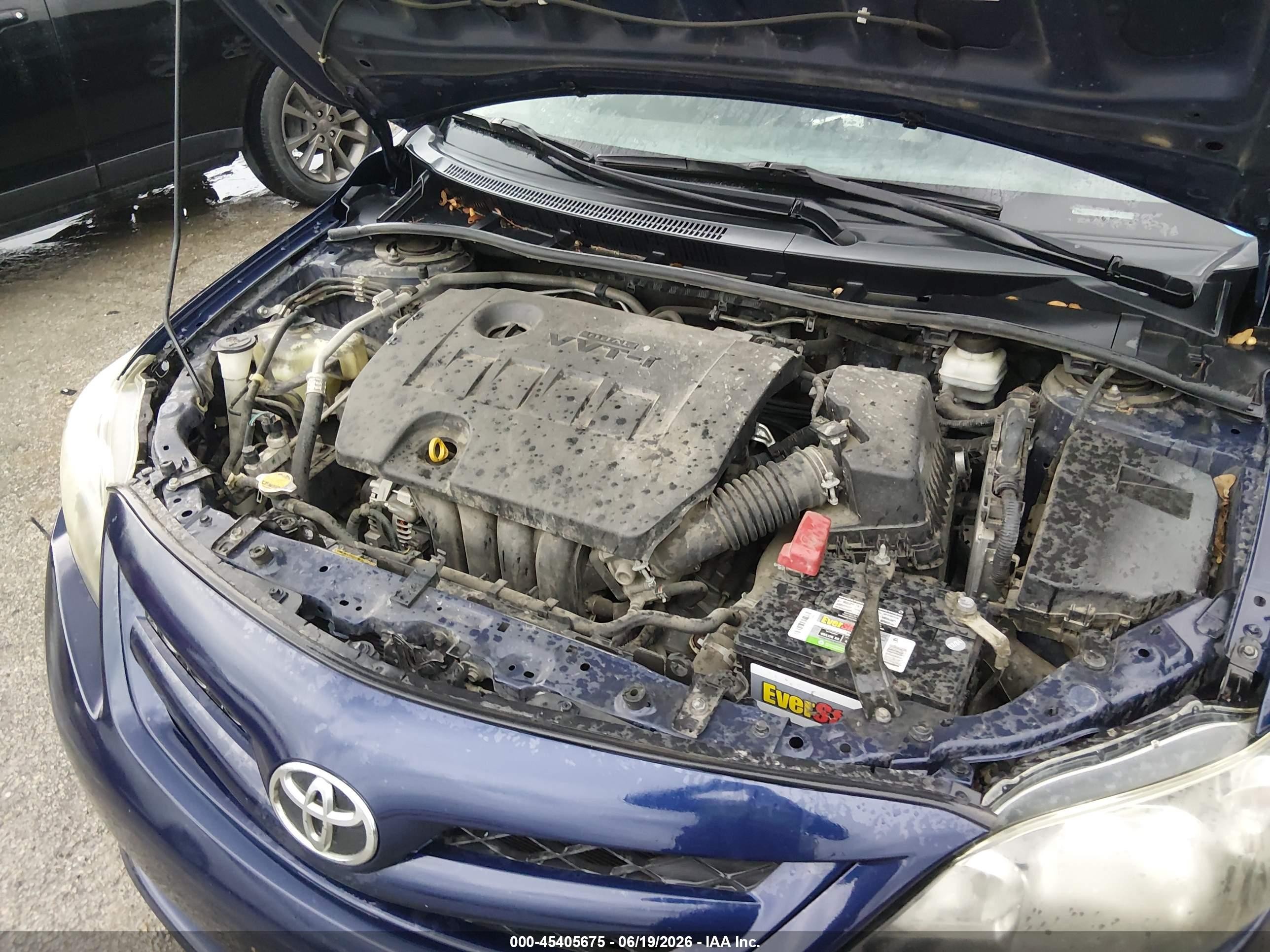2013 Toyota Corolla S Blue vin: 2T1BU4EE8DC068745
