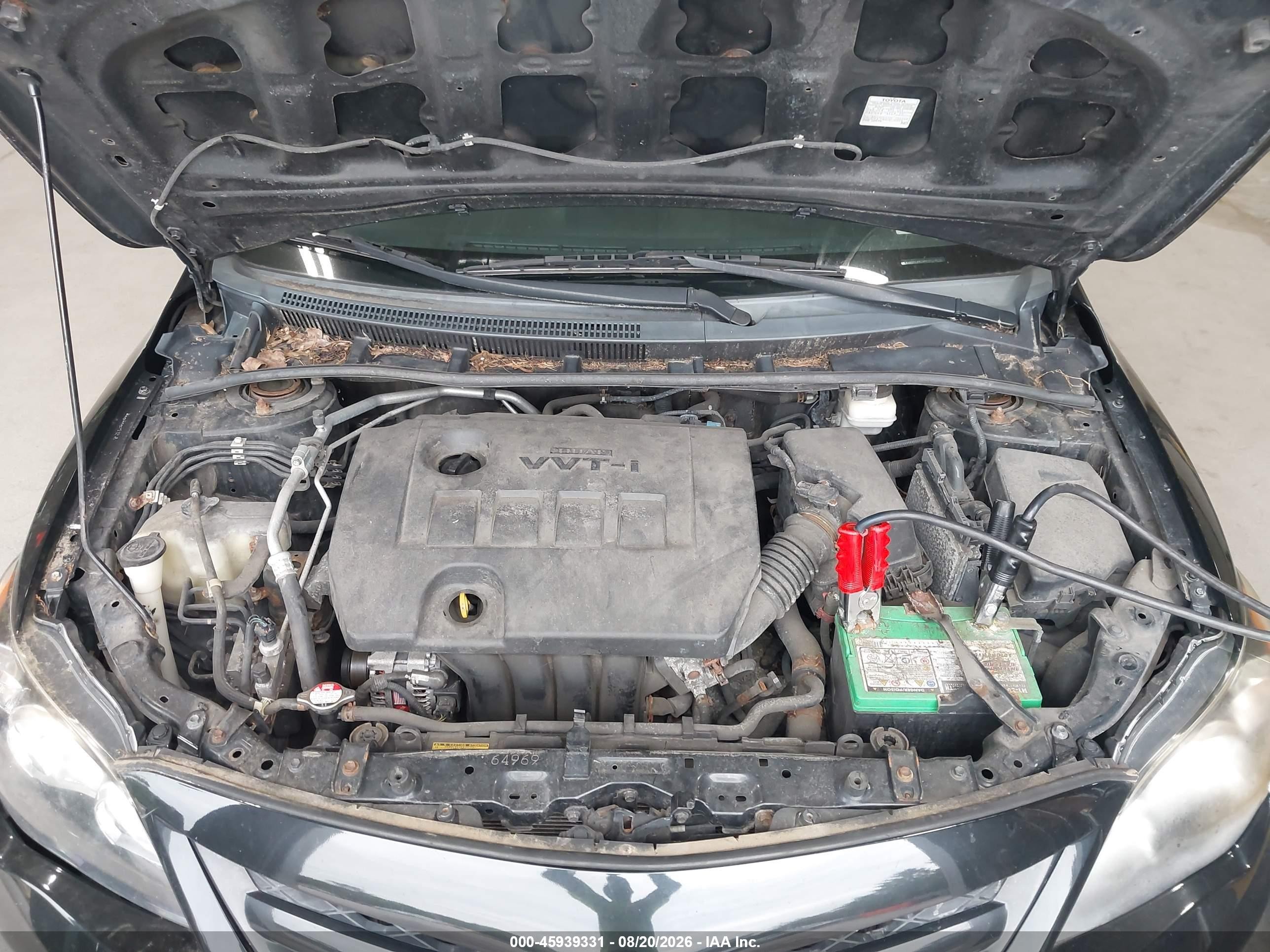 2013 Toyota Corolla S Black vin: 2T1BU4EE8DC072021