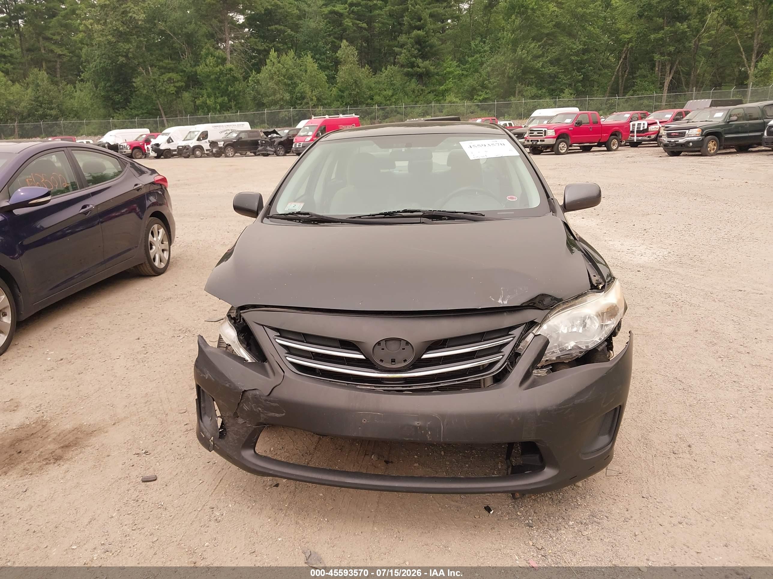2013 Toyota Corolla Le Black vin: 2T1BU4EE8DC078658