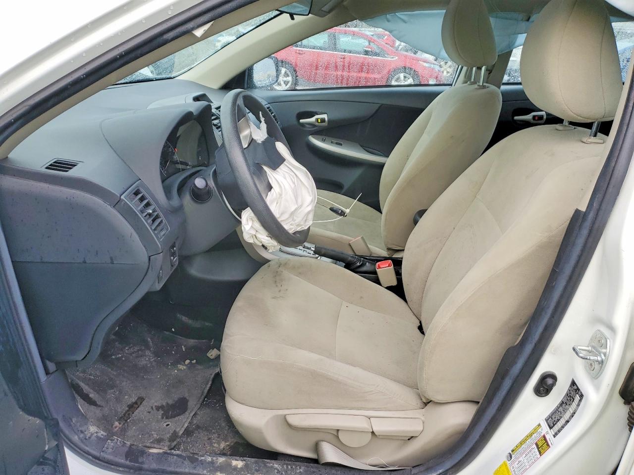 2013 Toyota Corolla Base White vin: 2T1BU4EE8DC088719