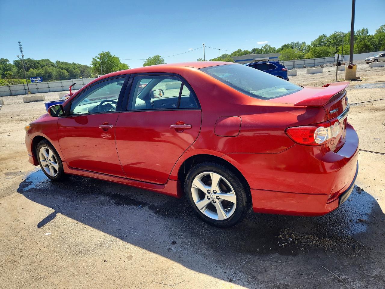 2013 Toyota Corolla S Red vin: 2T1BU4EE8DC921774