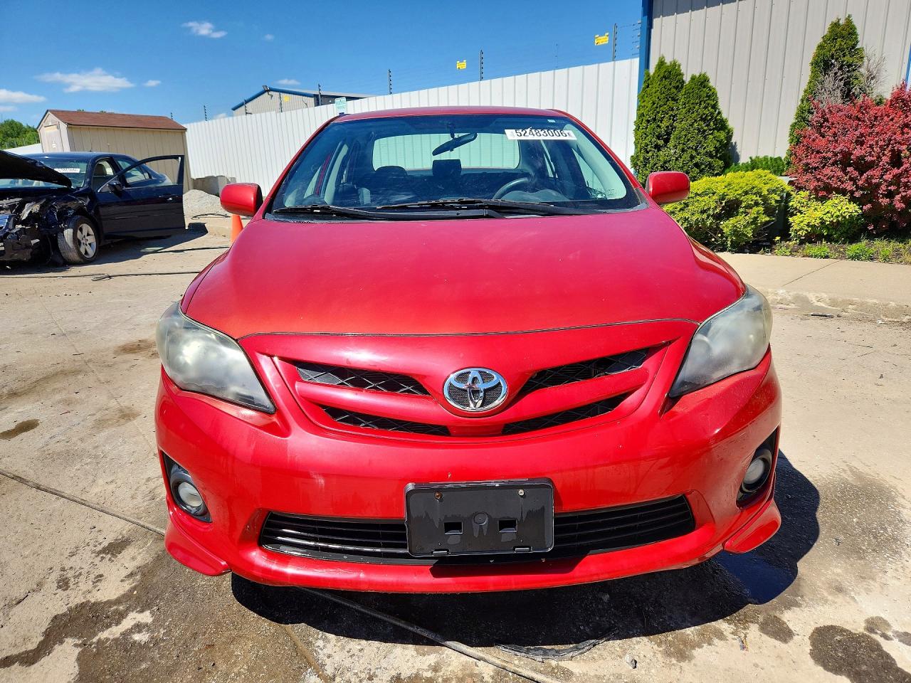 2013 Toyota Corolla S Red vin: 2T1BU4EE8DC921774