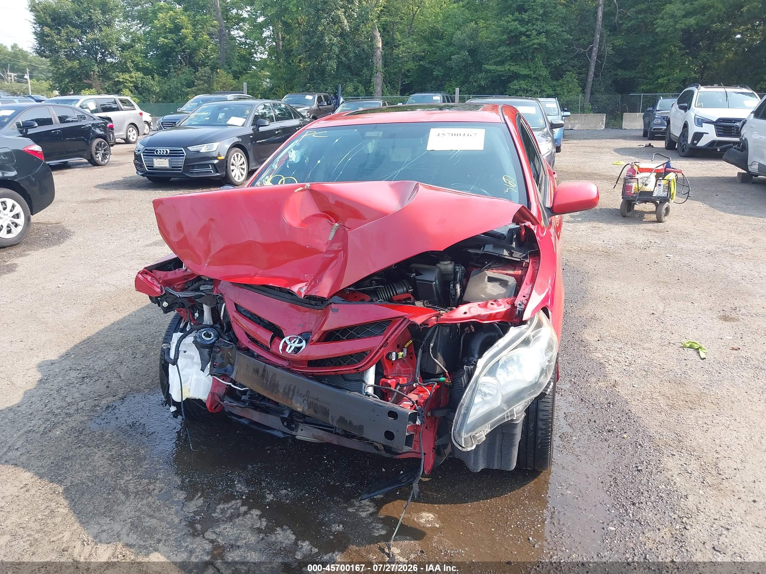 2013 Toyota Corolla S Красный vin: 2T1BU4EE8DC937473