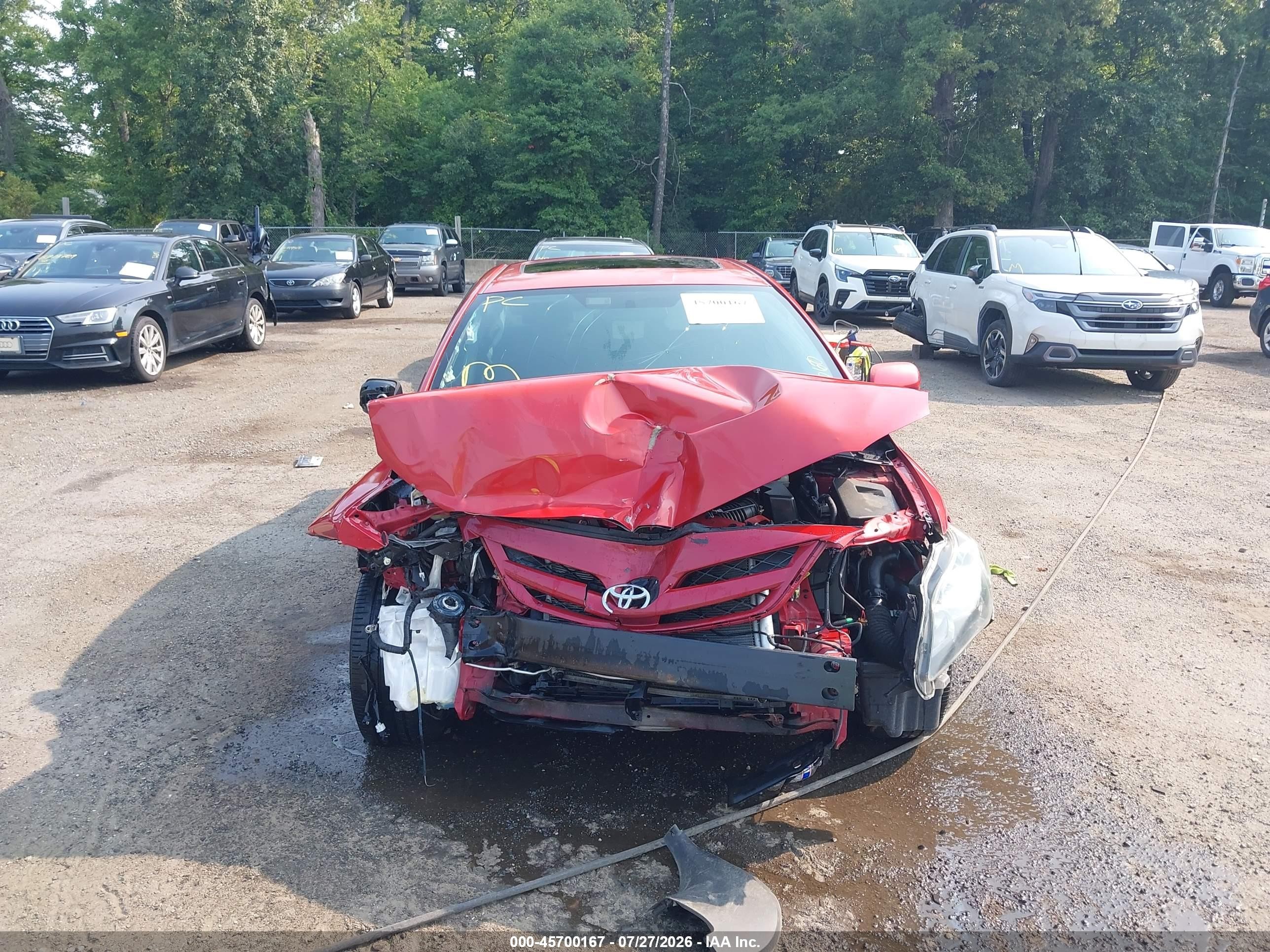 2013 Toyota Corolla S Красный vin: 2T1BU4EE8DC937473