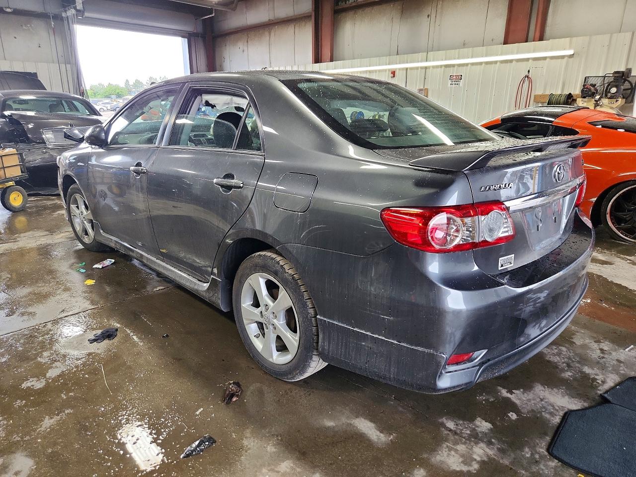 2013 Toyota Corolla S Gray vin: 2T1BU4EE8DC960980