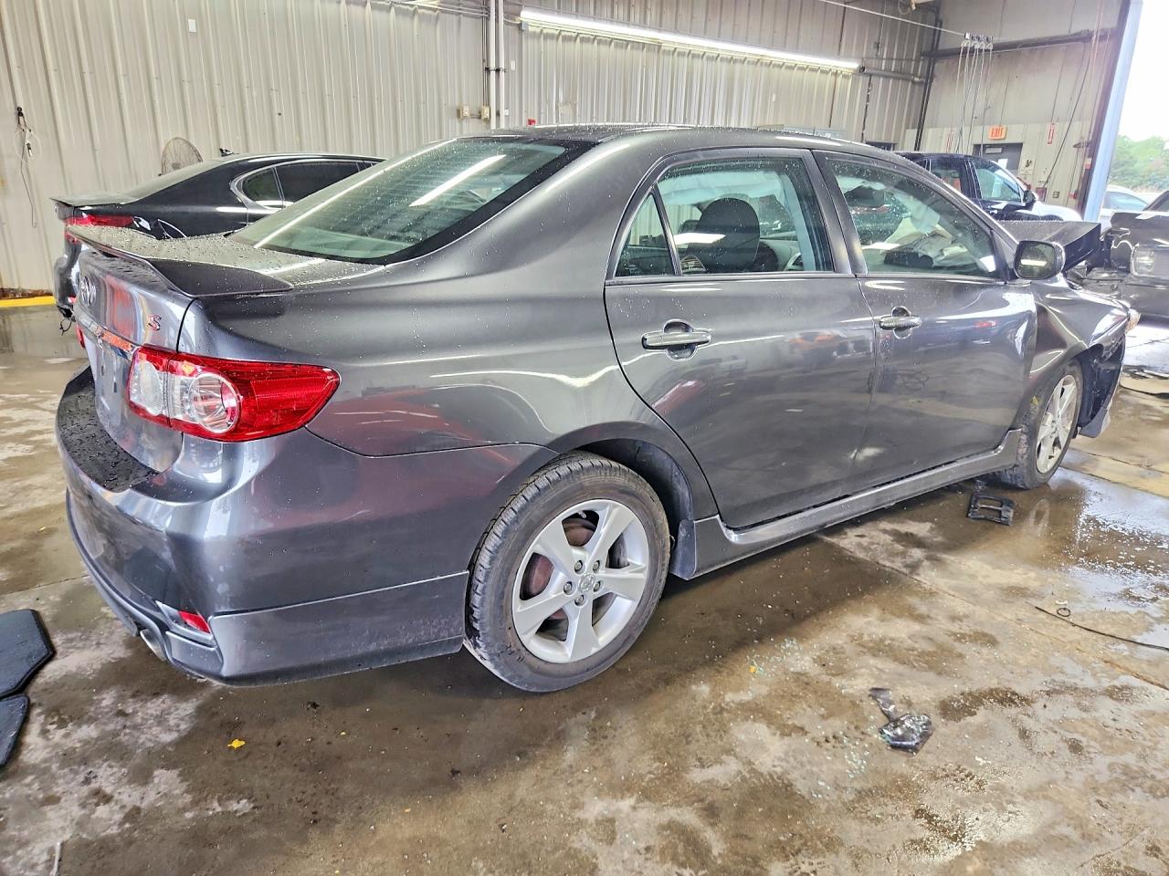 2013 Toyota Corolla S Gray vin: 2T1BU4EE8DC960980
