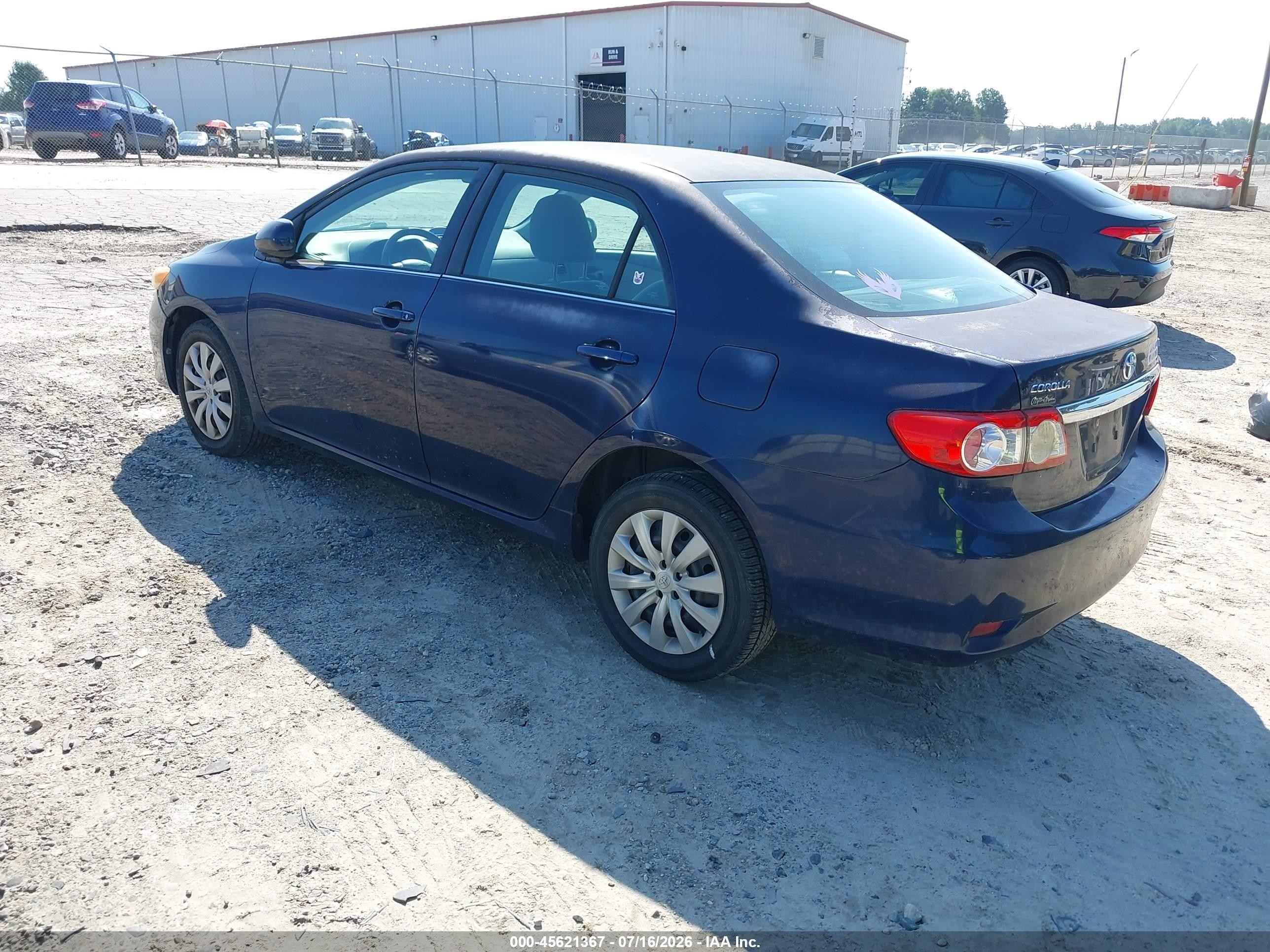 2013 Toyota Corolla Le Dark Blue vin: 2T1BU4EE8DC961921