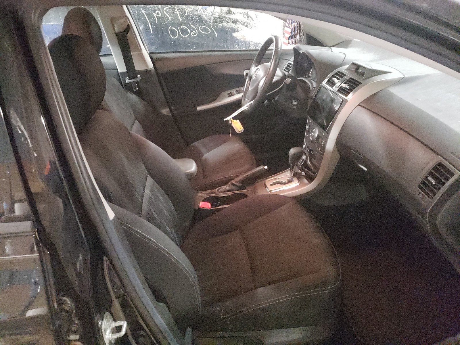 2013 Toyota Corolla Base Black vin: 2T1BU4EE8DC967508