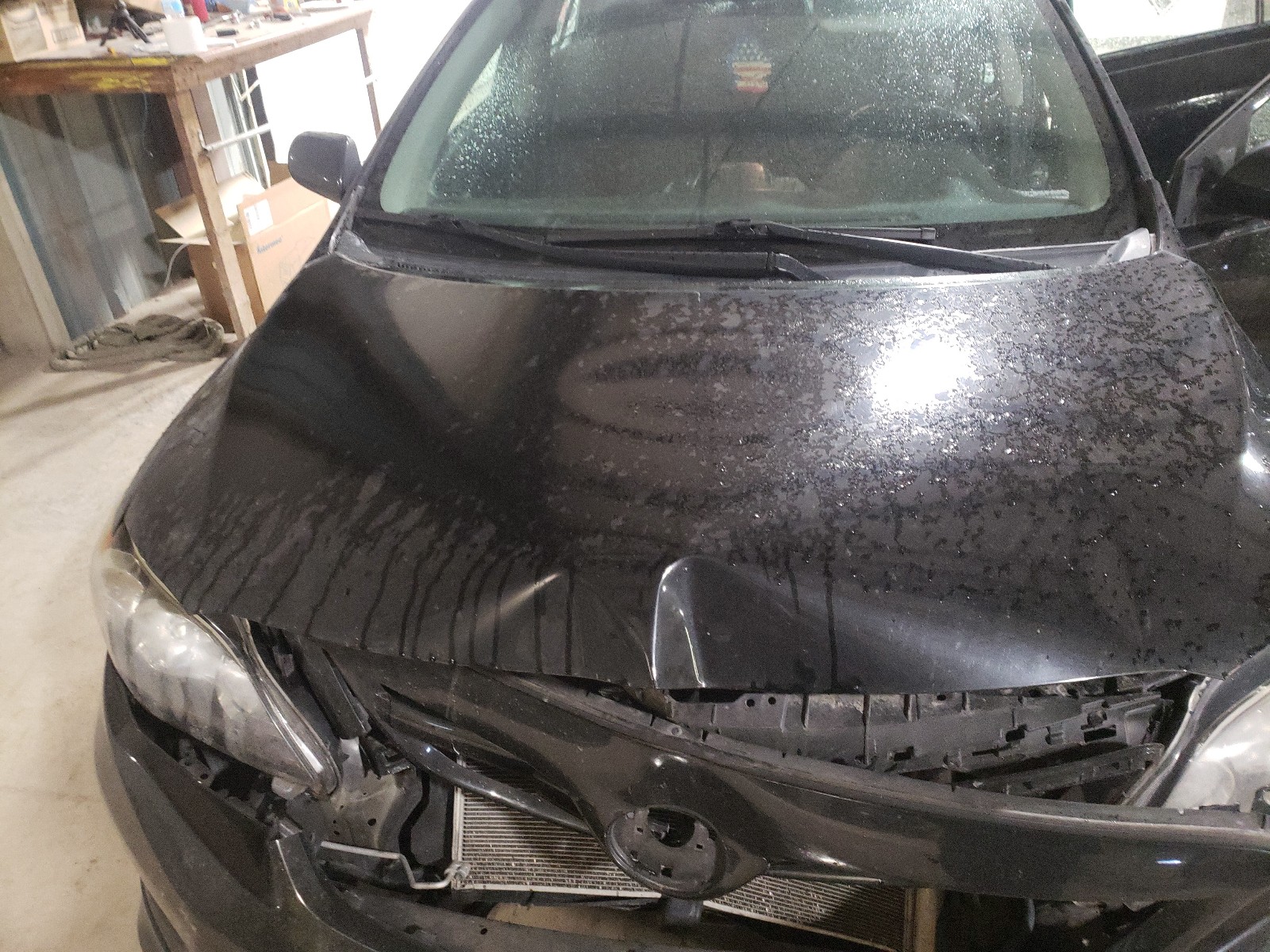 2013 Toyota Corolla Base Black vin: 2T1BU4EE8DC967508