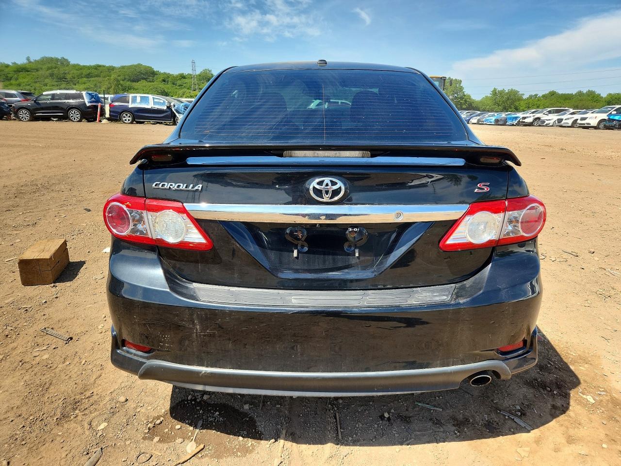 2013 Toyota Corolla S Black vin: 2T1BU4EE8DC967508