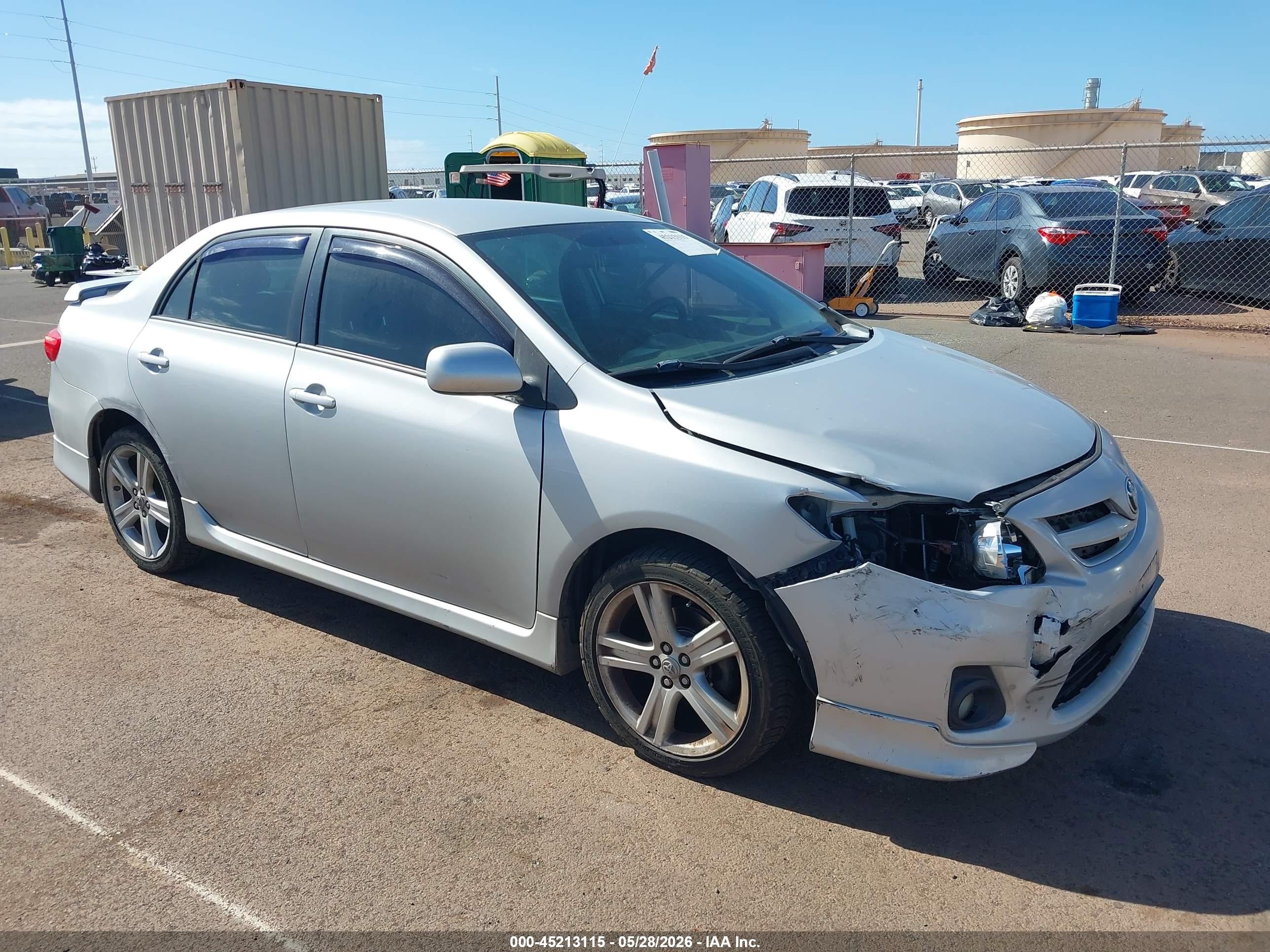 2013 Toyota Corolla S/s Special Edition Silver vin: 2T1BU4EE8DC974782
