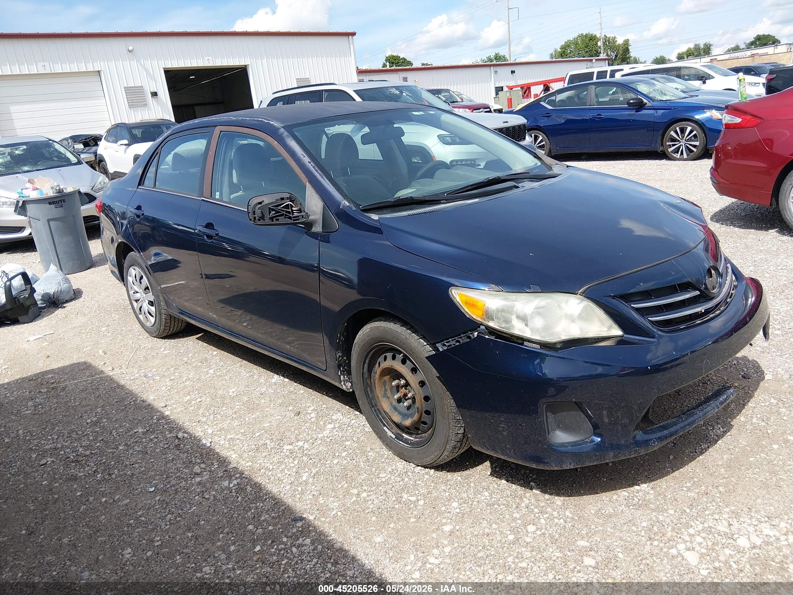2013 Toyota Corolla Le Dark Blue vin: 2T1BU4EE8DC993011