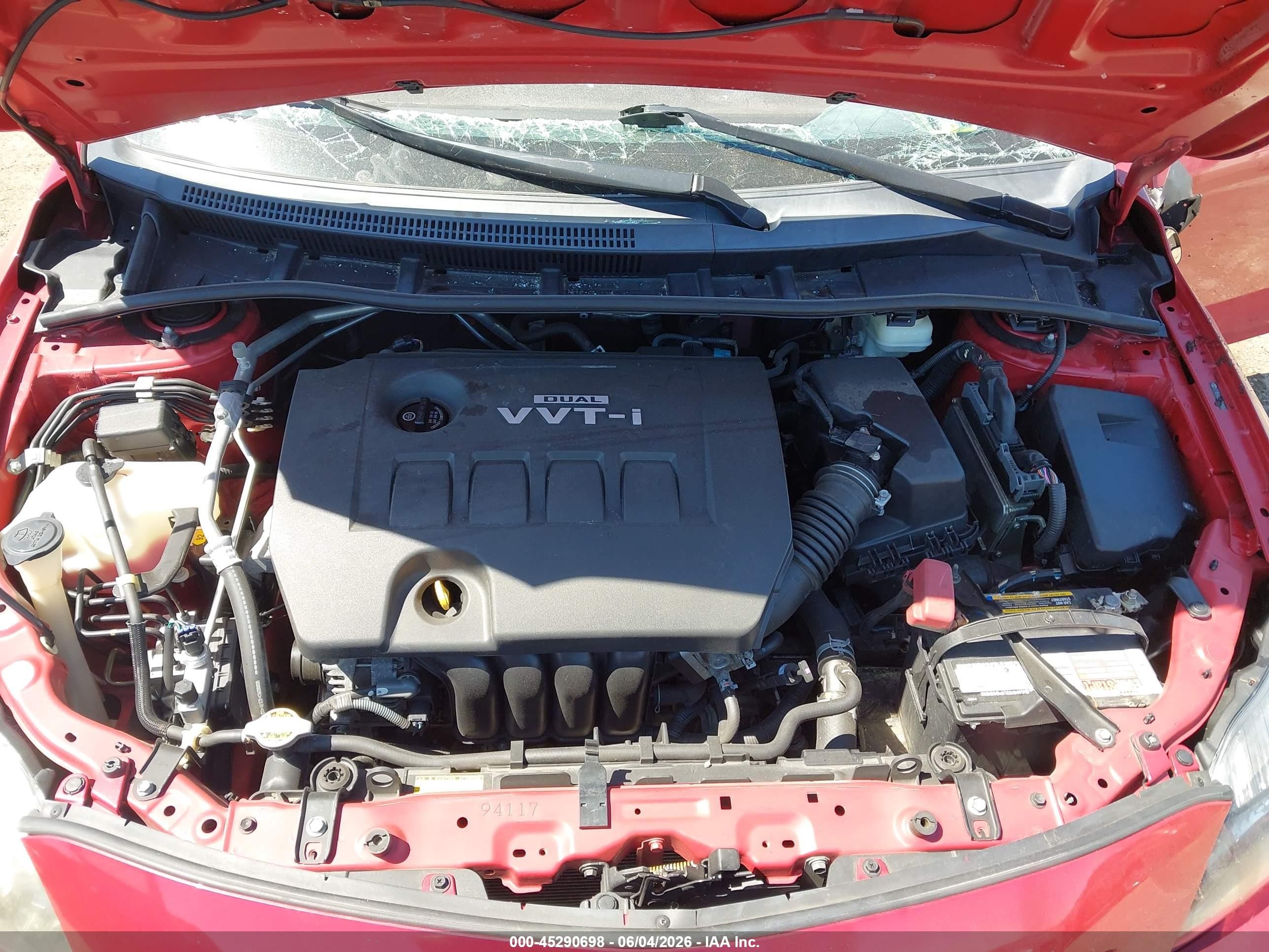 2010 Toyota Corolla S Red vin: 2T1BU4EE9AC229082