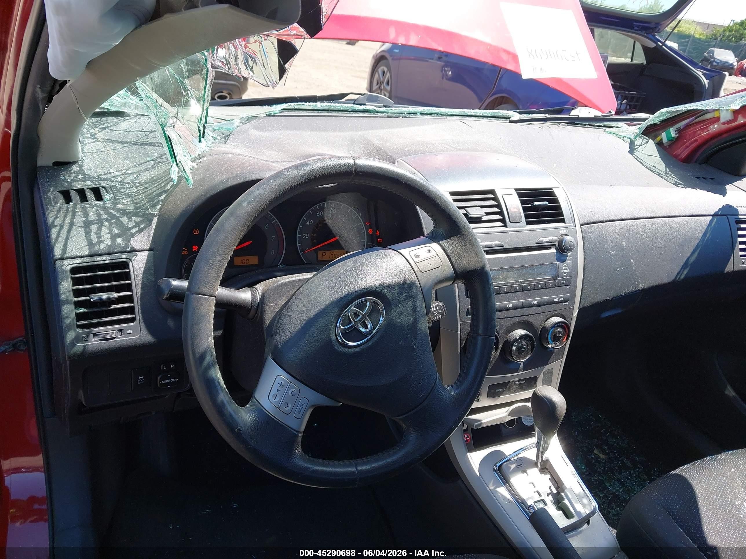2010 Toyota Corolla S Red vin: 2T1BU4EE9AC229082