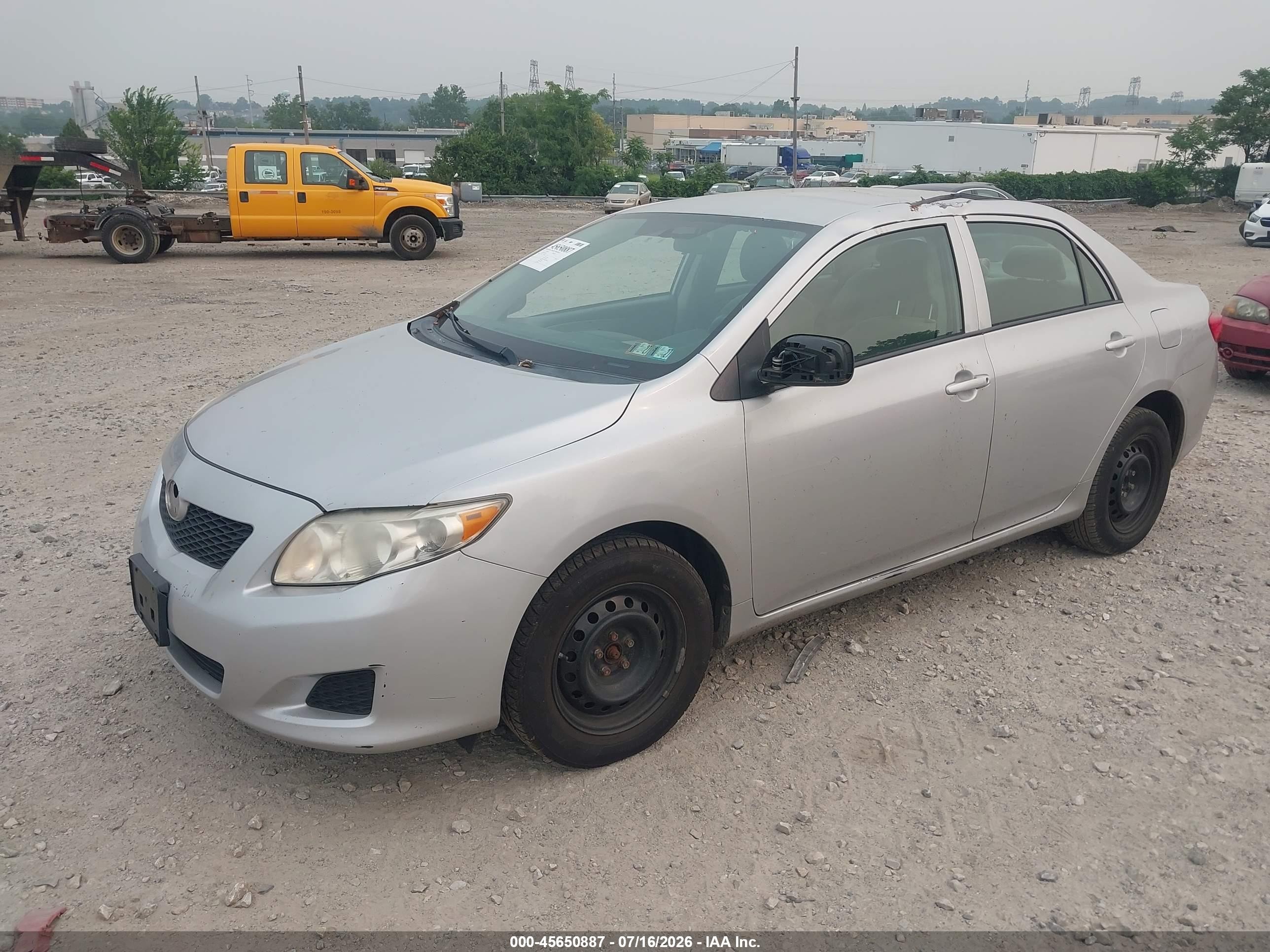 2010 Toyota Corolla Le Silver vin: 2T1BU4EE9AC230409