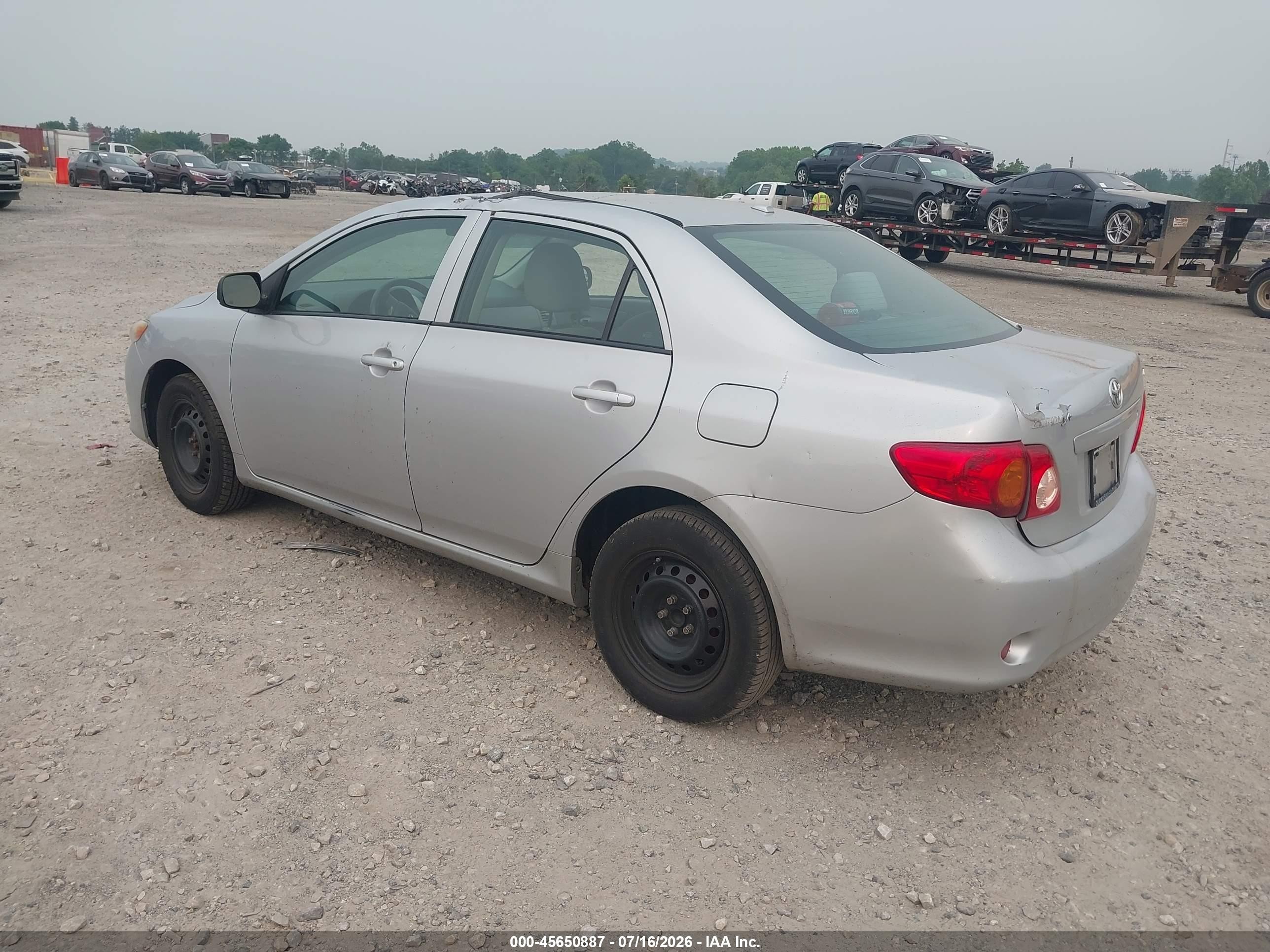 2010 Toyota Corolla Le Silver vin: 2T1BU4EE9AC230409