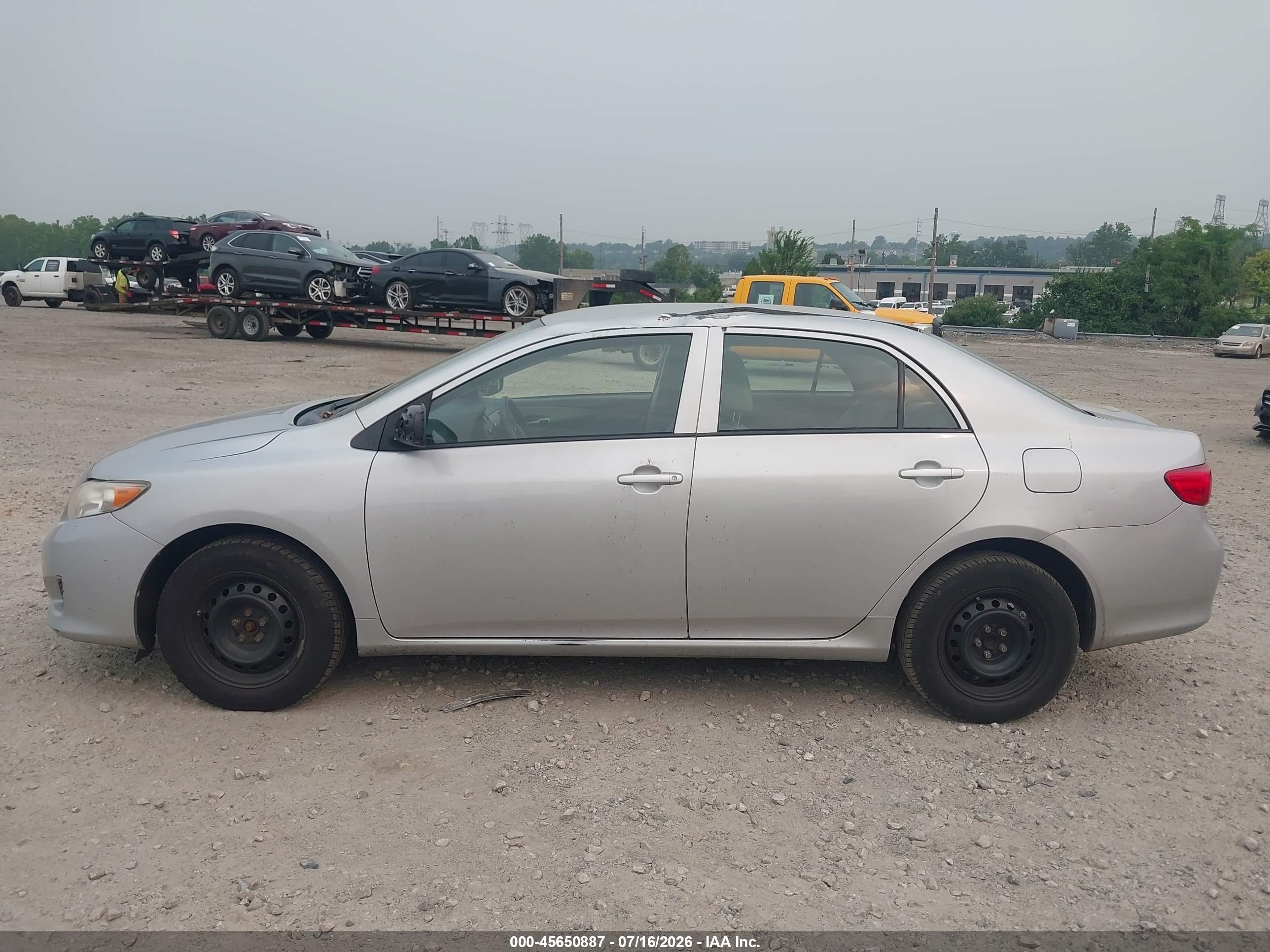 2010 Toyota Corolla Le Silver vin: 2T1BU4EE9AC230409