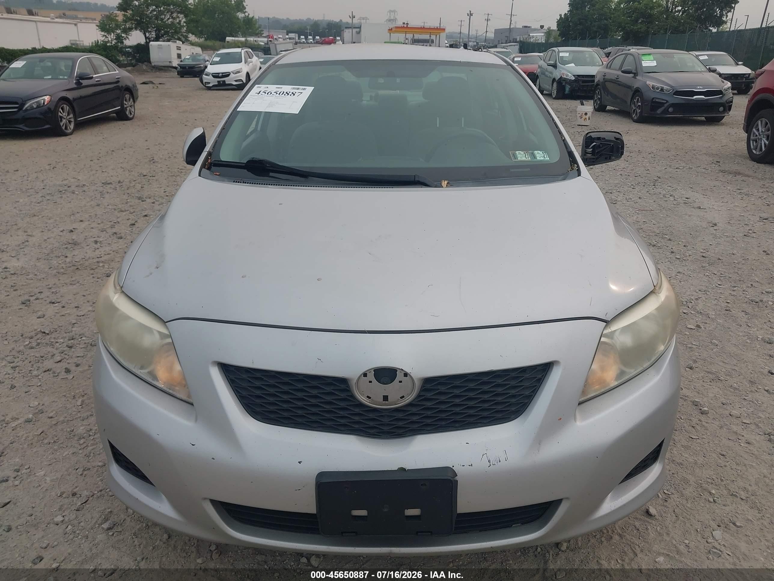 2010 Toyota Corolla Le Silver vin: 2T1BU4EE9AC230409
