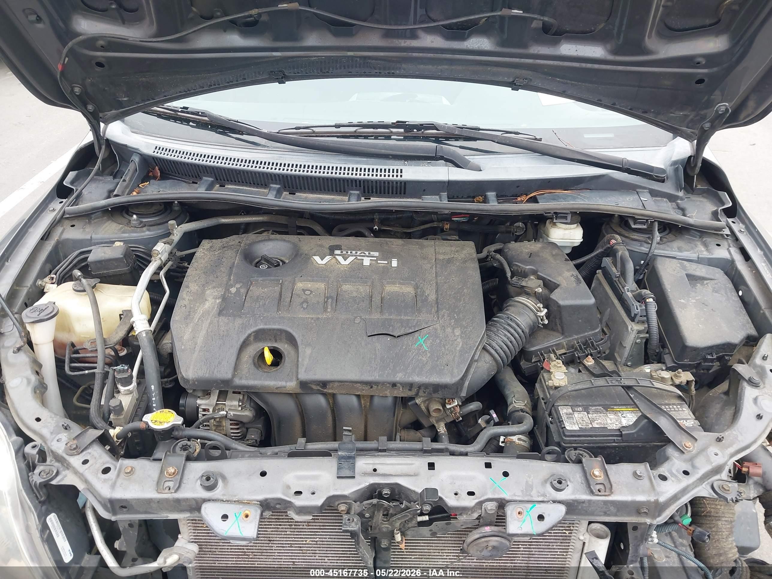 2010 Toyota Corolla S Серый vin: 2T1BU4EE9AC256086