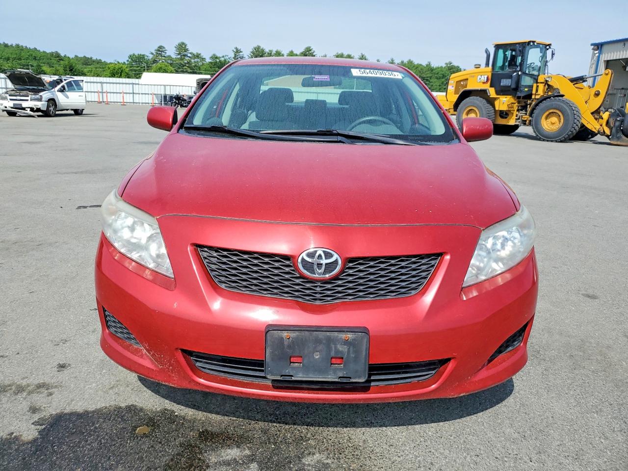 2010 Toyota Corolla Le Red vin: 2T1BU4EE9AC260476