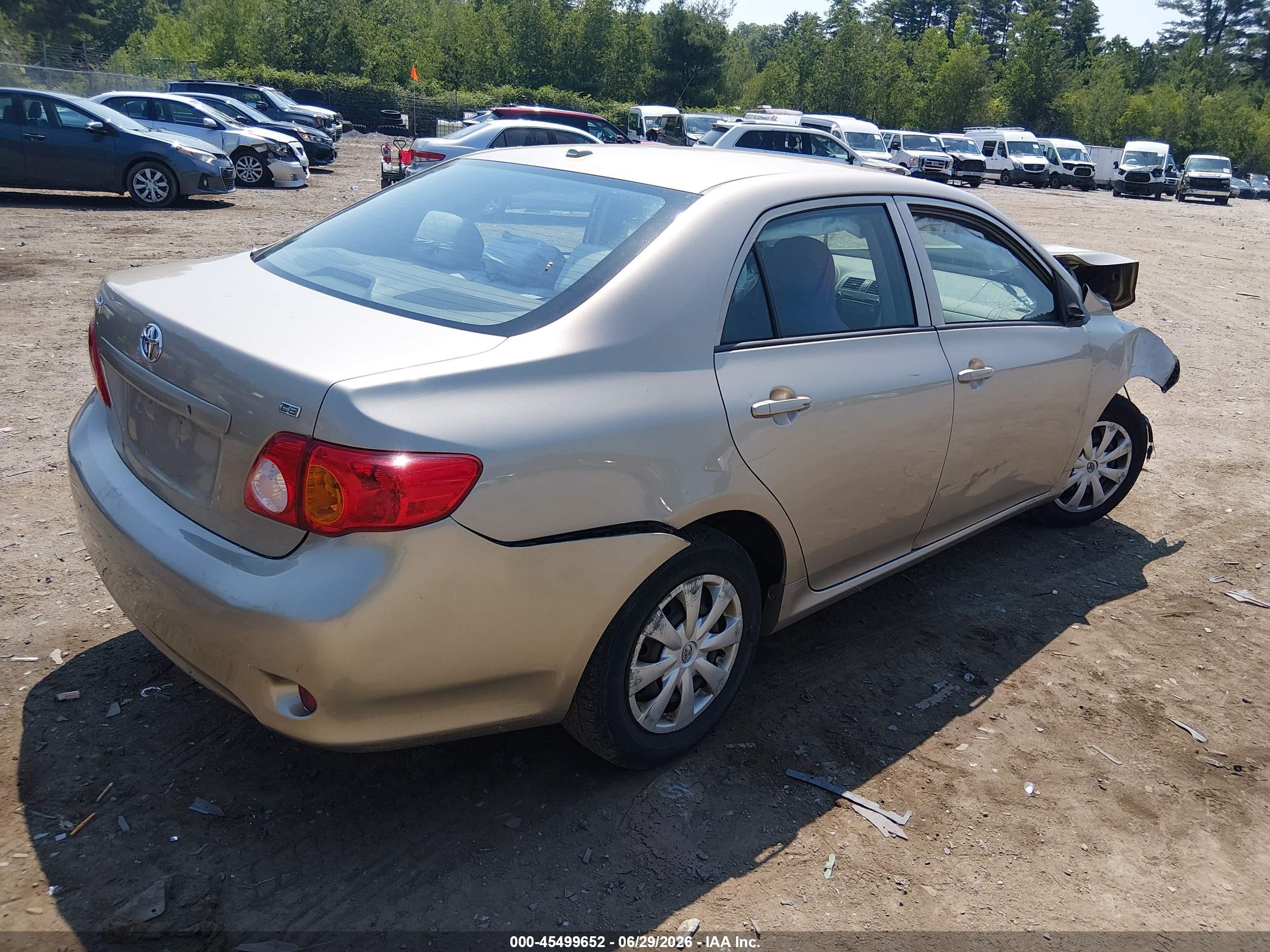 2010 Toyota Corolla Le Tan vin: 2T1BU4EE9AC279089