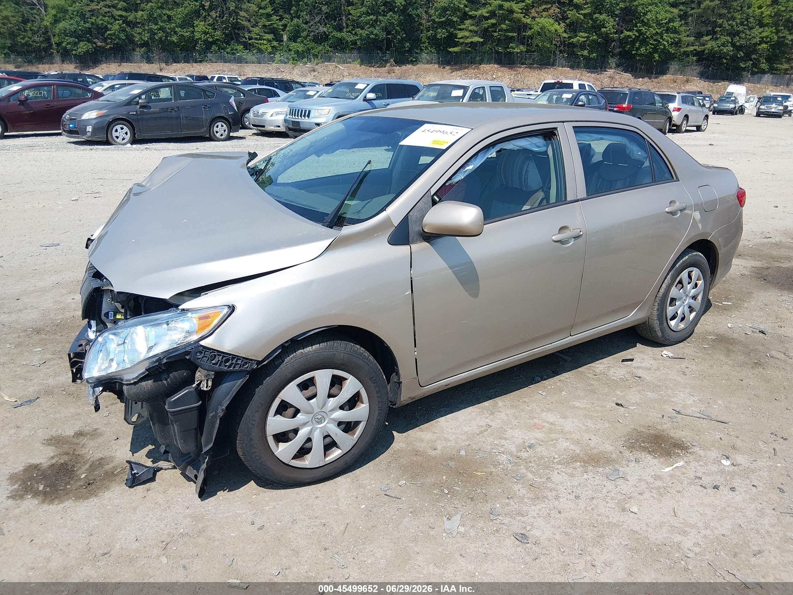 2010 Toyota Corolla Le Tan vin: 2T1BU4EE9AC279089