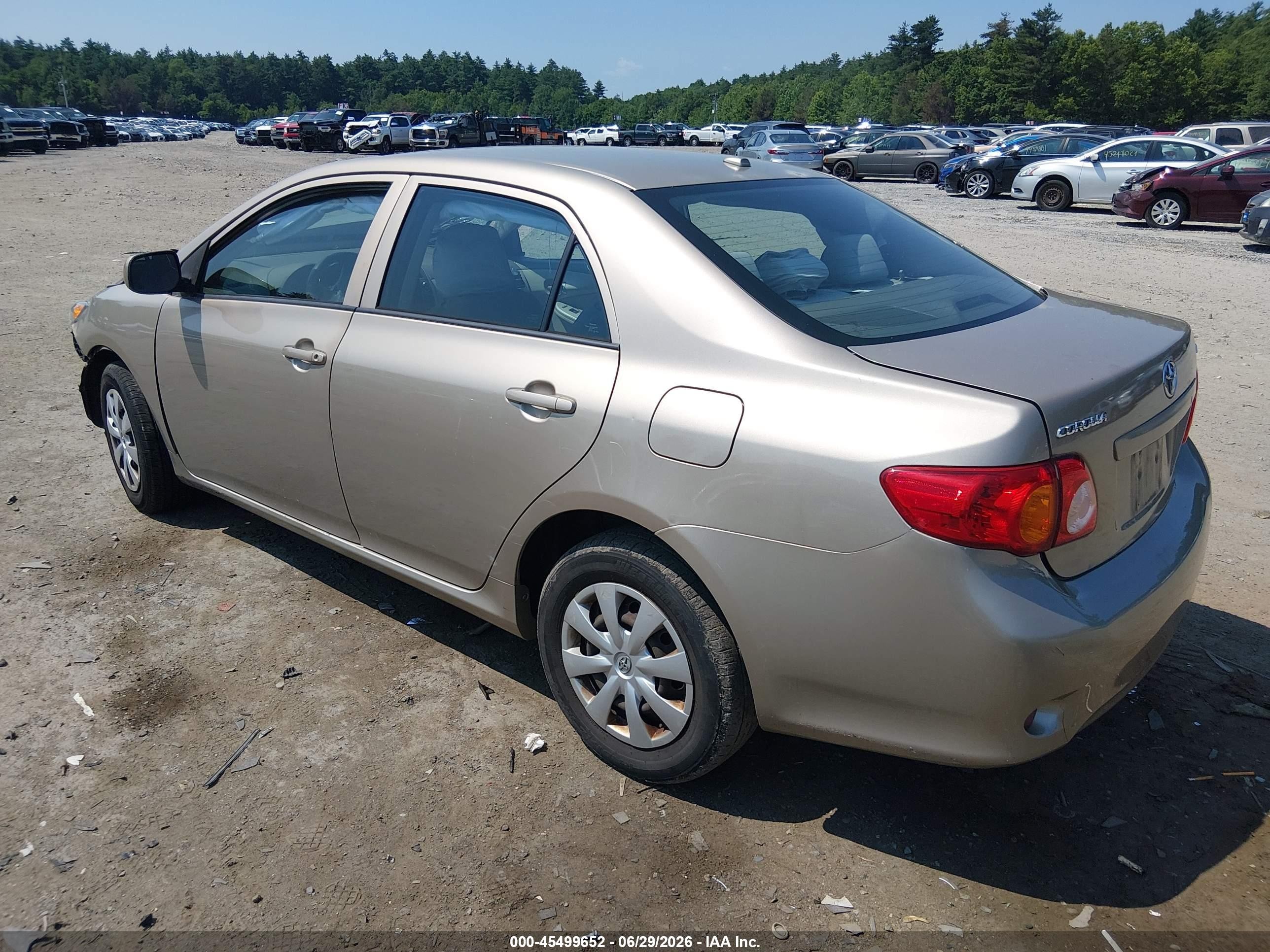 2010 Toyota Corolla Le Tan vin: 2T1BU4EE9AC279089