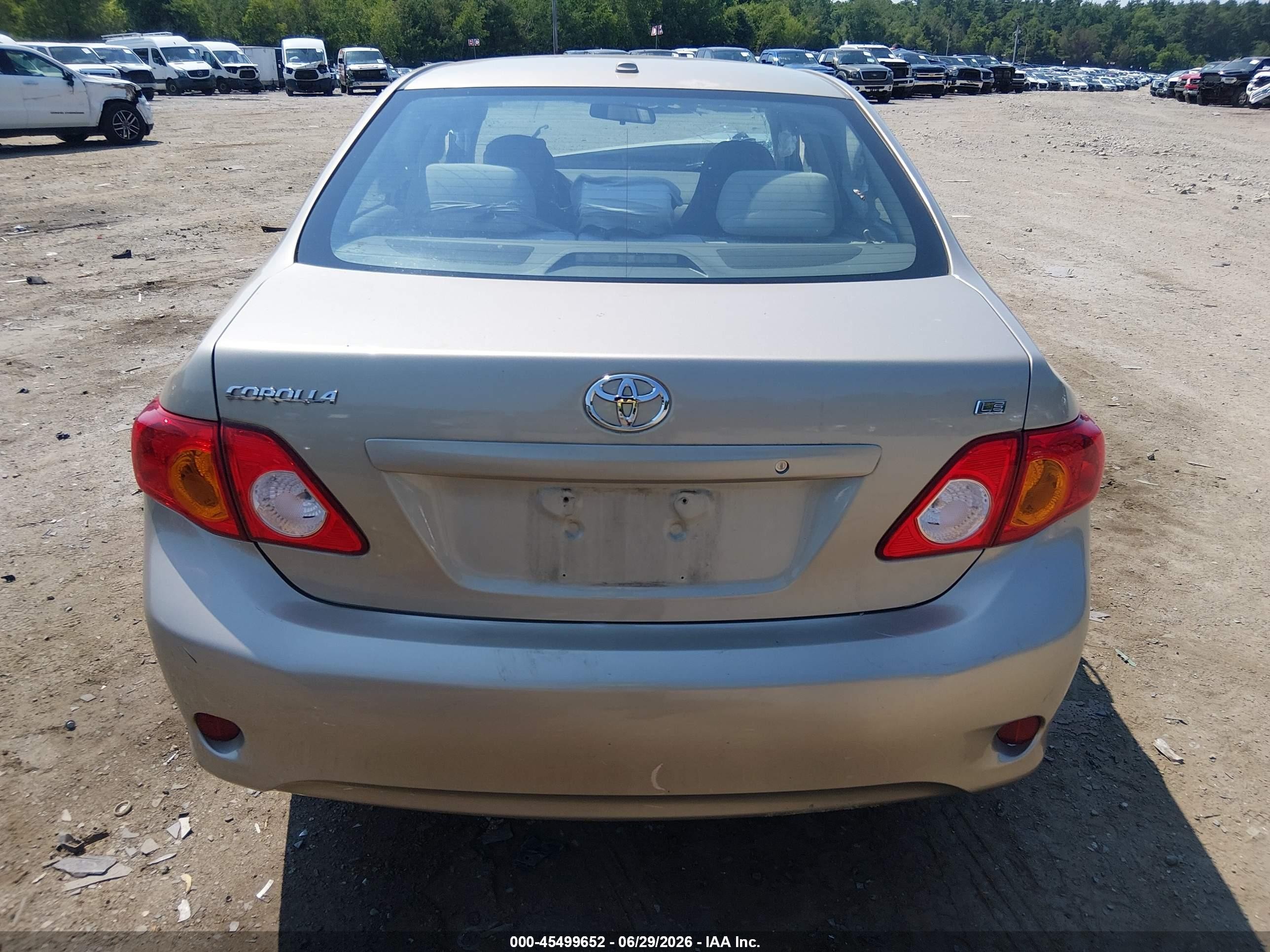 2010 Toyota Corolla Le Tan vin: 2T1BU4EE9AC279089