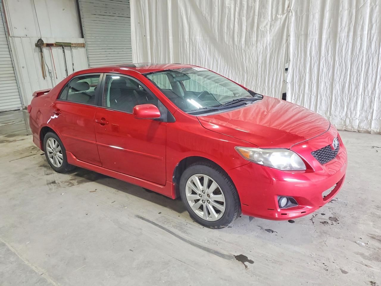 2010 Toyota Corolla Red vin: 2T1BU4EE9AC283613