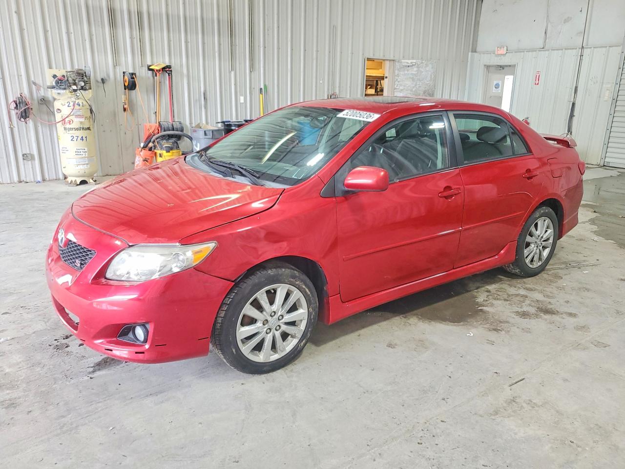 2010 Toyota Corolla Red vin: 2T1BU4EE9AC283613