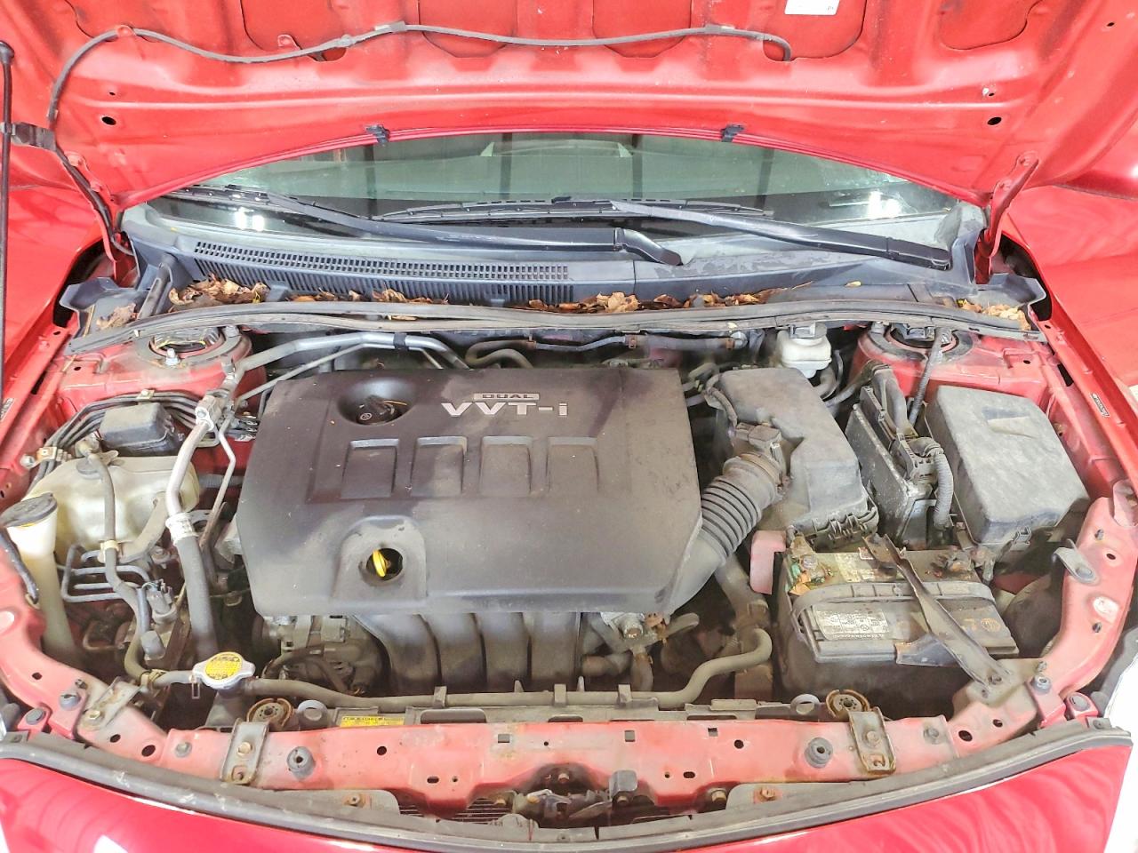 2010 Toyota Corolla Red vin: 2T1BU4EE9AC283613