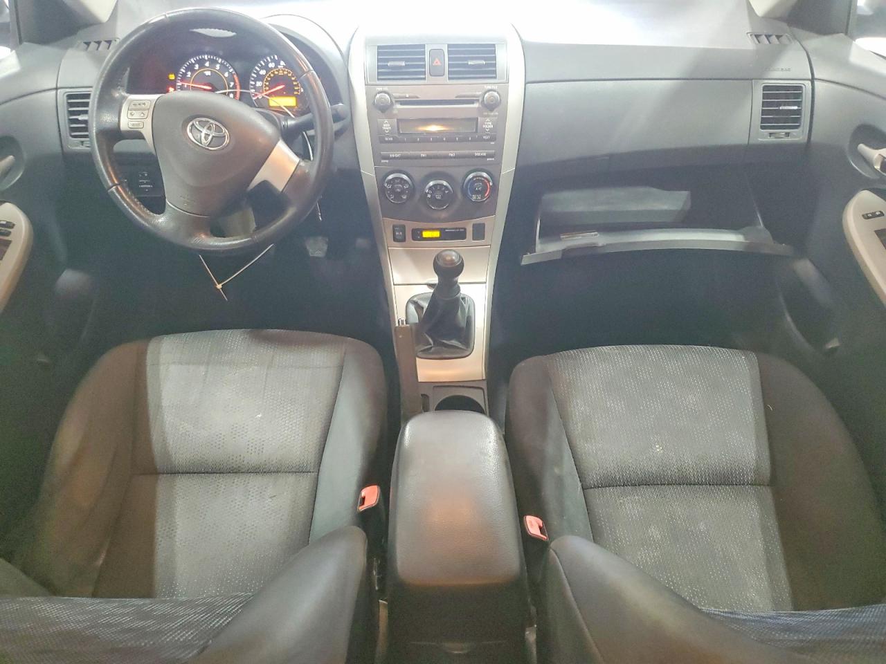 2010 Toyota Corolla Red vin: 2T1BU4EE9AC283613