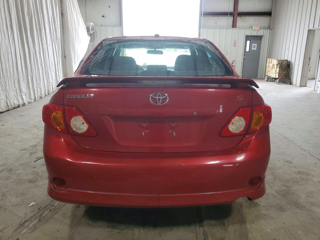 2010 Toyota Corolla Red vin: 2T1BU4EE9AC283613