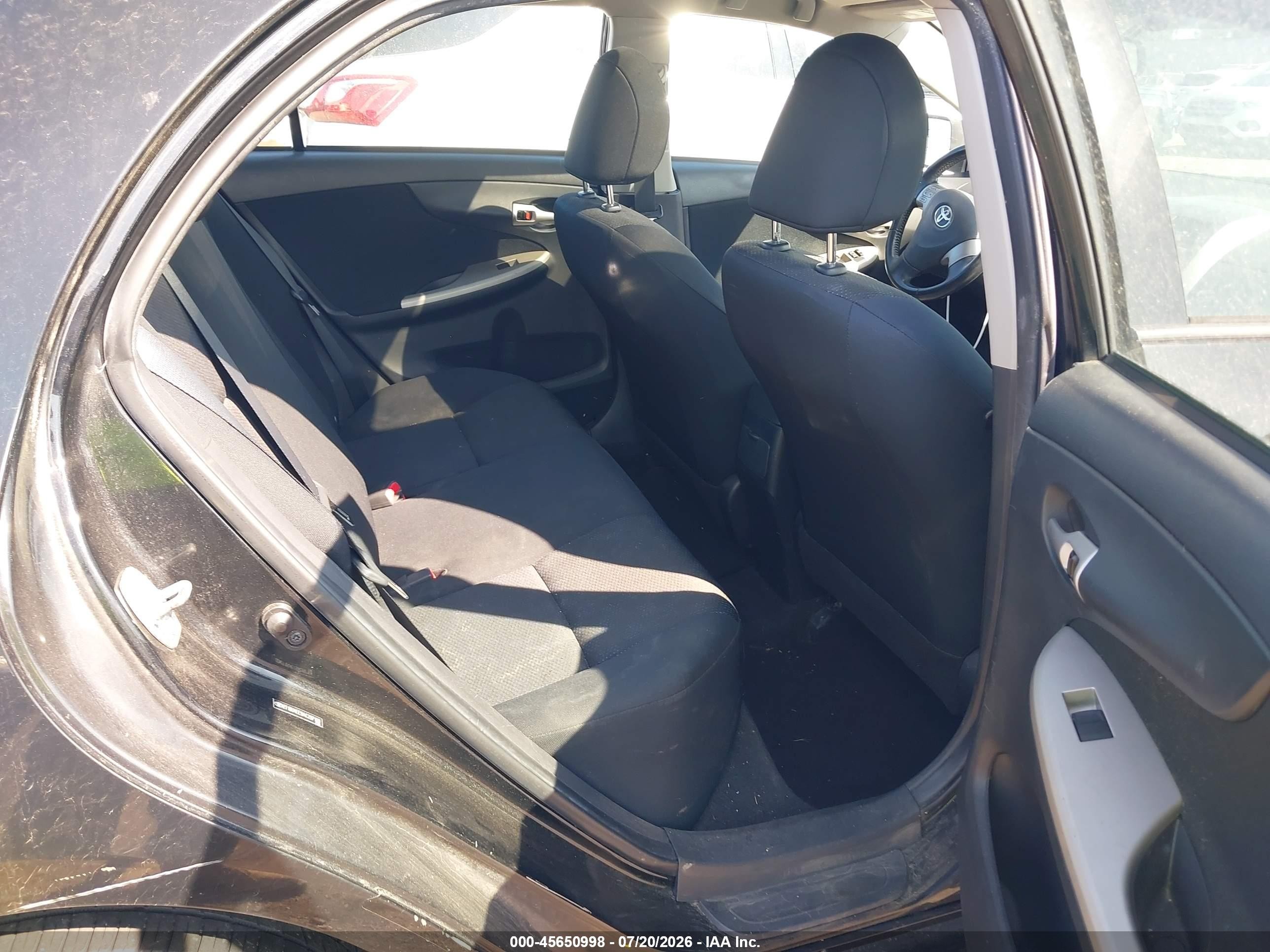 2010 Toyota Corolla S Black vin: 2T1BU4EE9AC297169