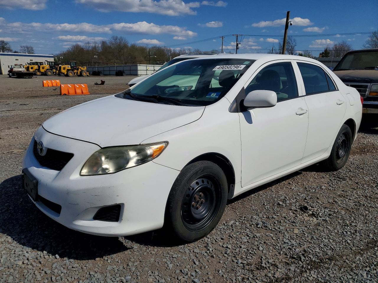 2010 Toyota Corolla Le Белый vin: 2T1BU4EE9AC305352