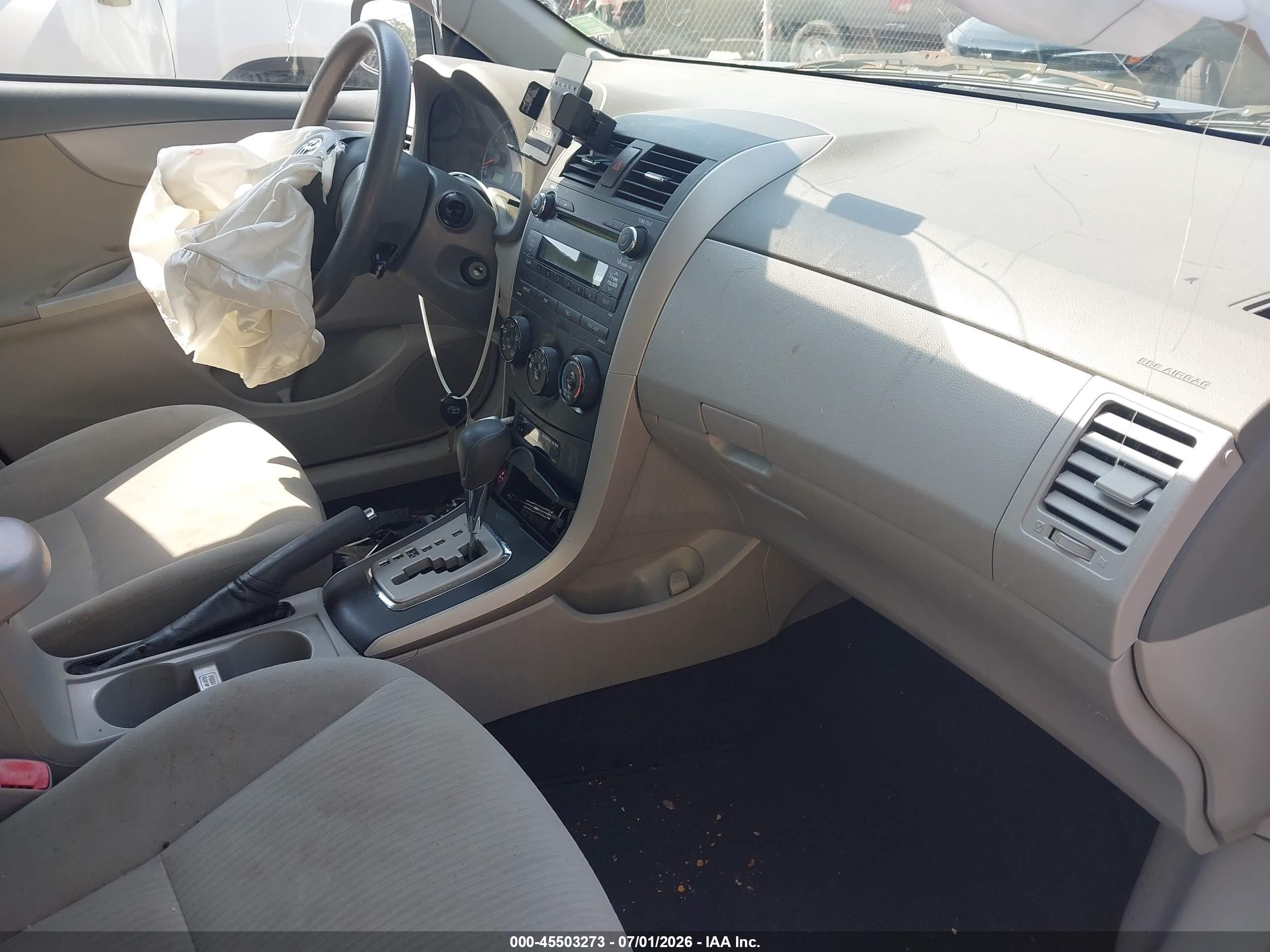 2010 Toyota Corolla Le Серый vin: 2T1BU4EE9AC323169