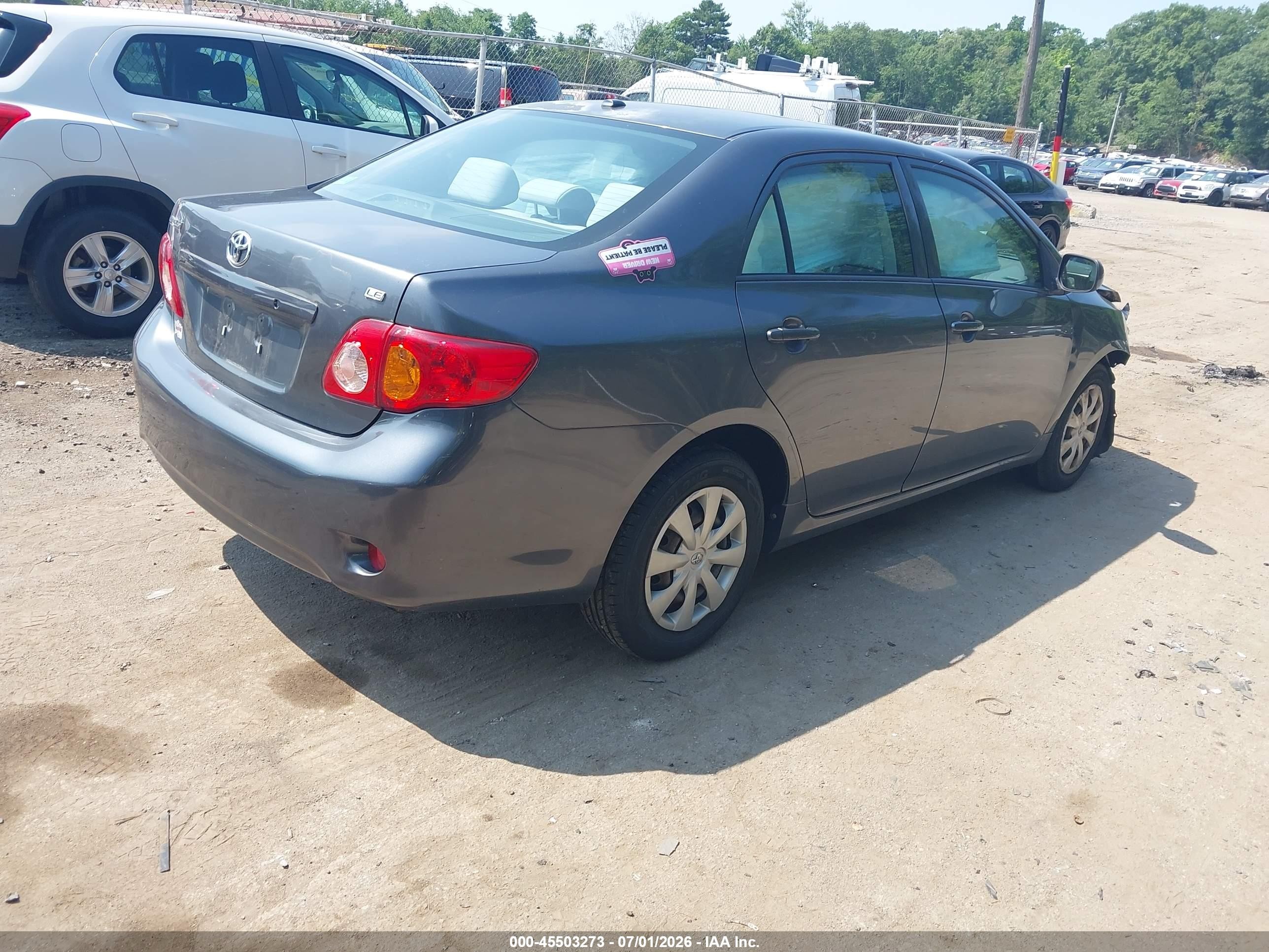 2010 Toyota Corolla Le Серый vin: 2T1BU4EE9AC323169