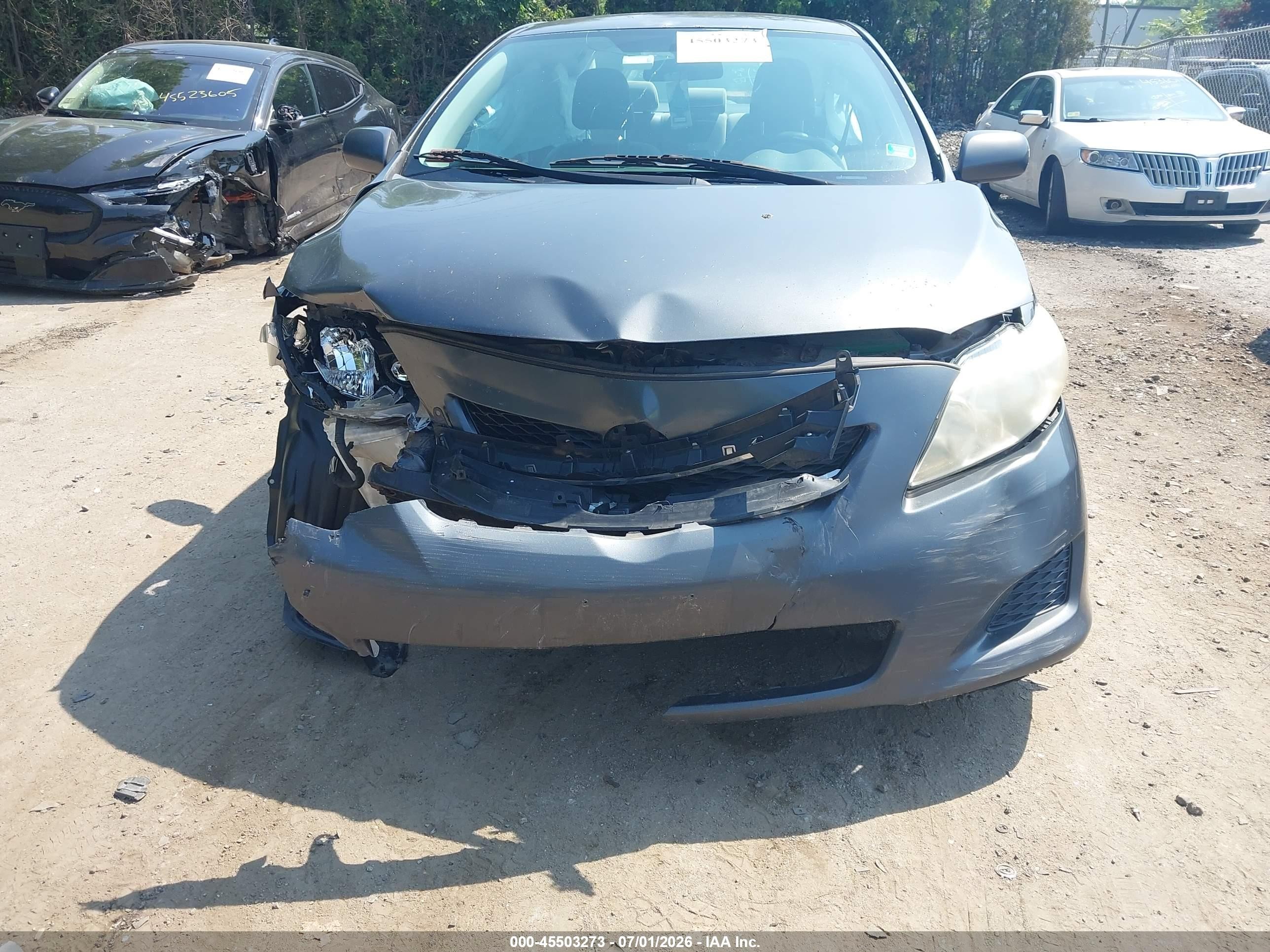 2010 Toyota Corolla Le Серый vin: 2T1BU4EE9AC323169