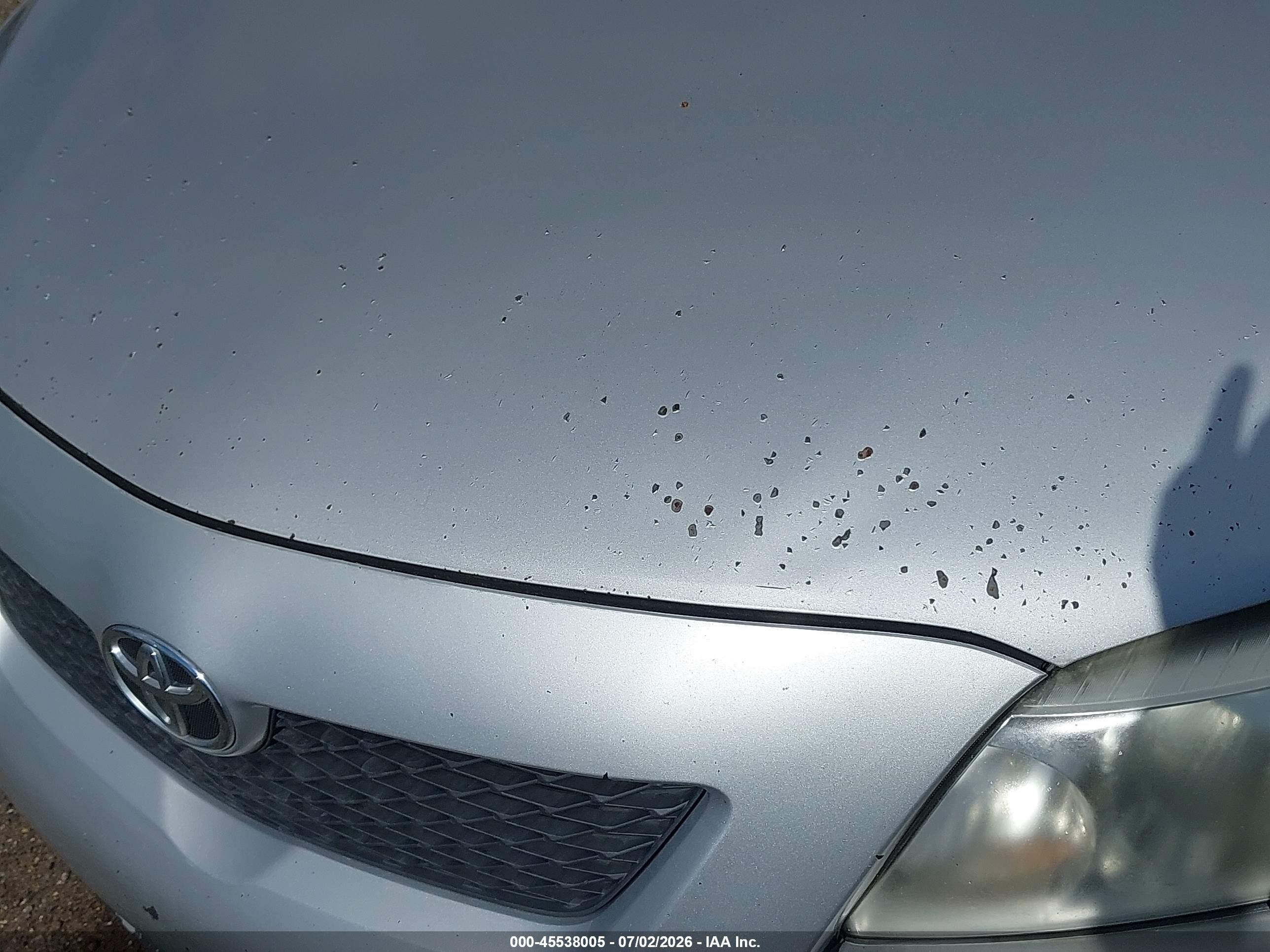 2010 Toyota Corolla Le Silver vin: 2T1BU4EE9AC337279