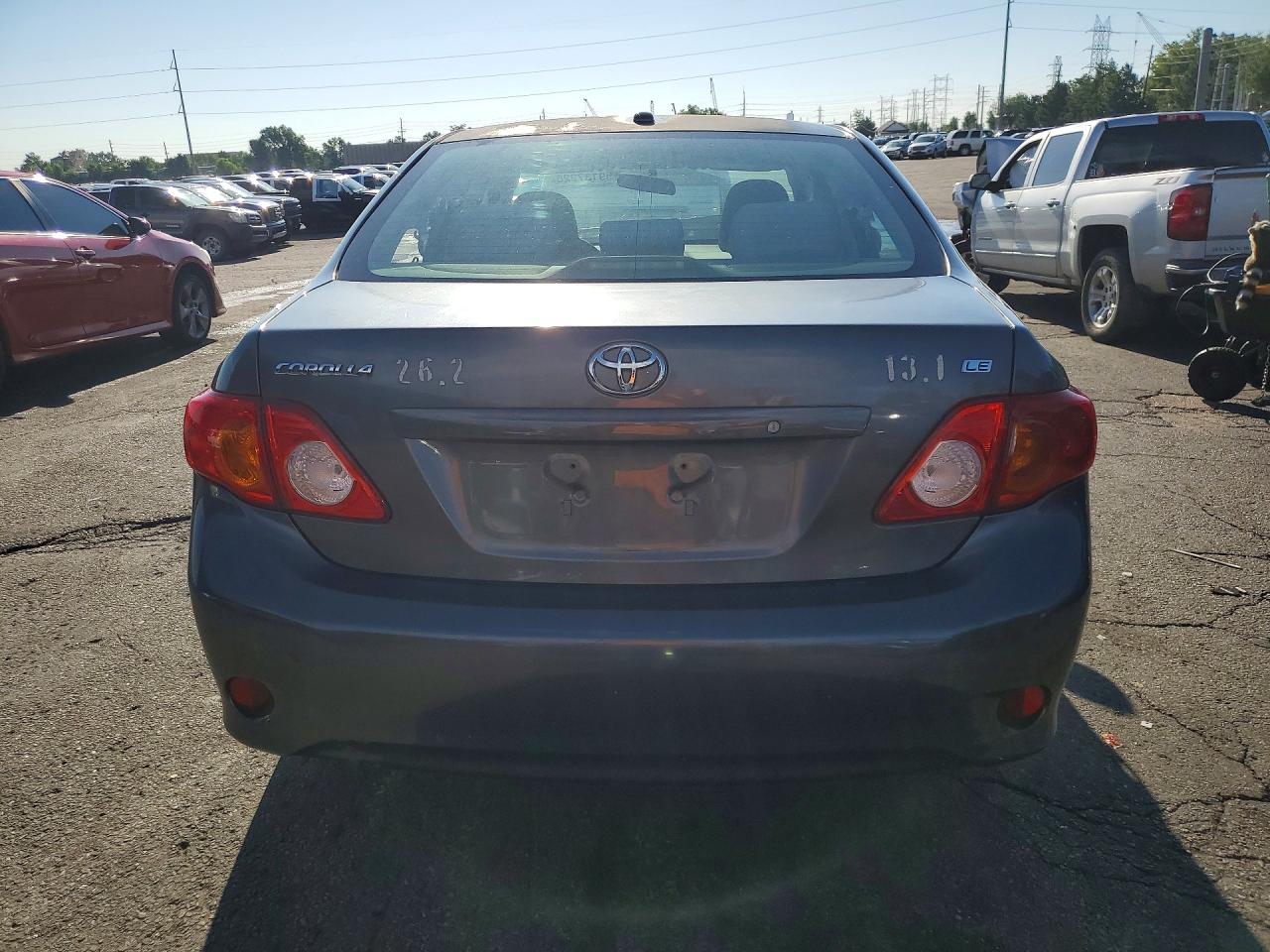 2010 Toyota Corolla Le Gray vin: 2T1BU4EE9AC363185