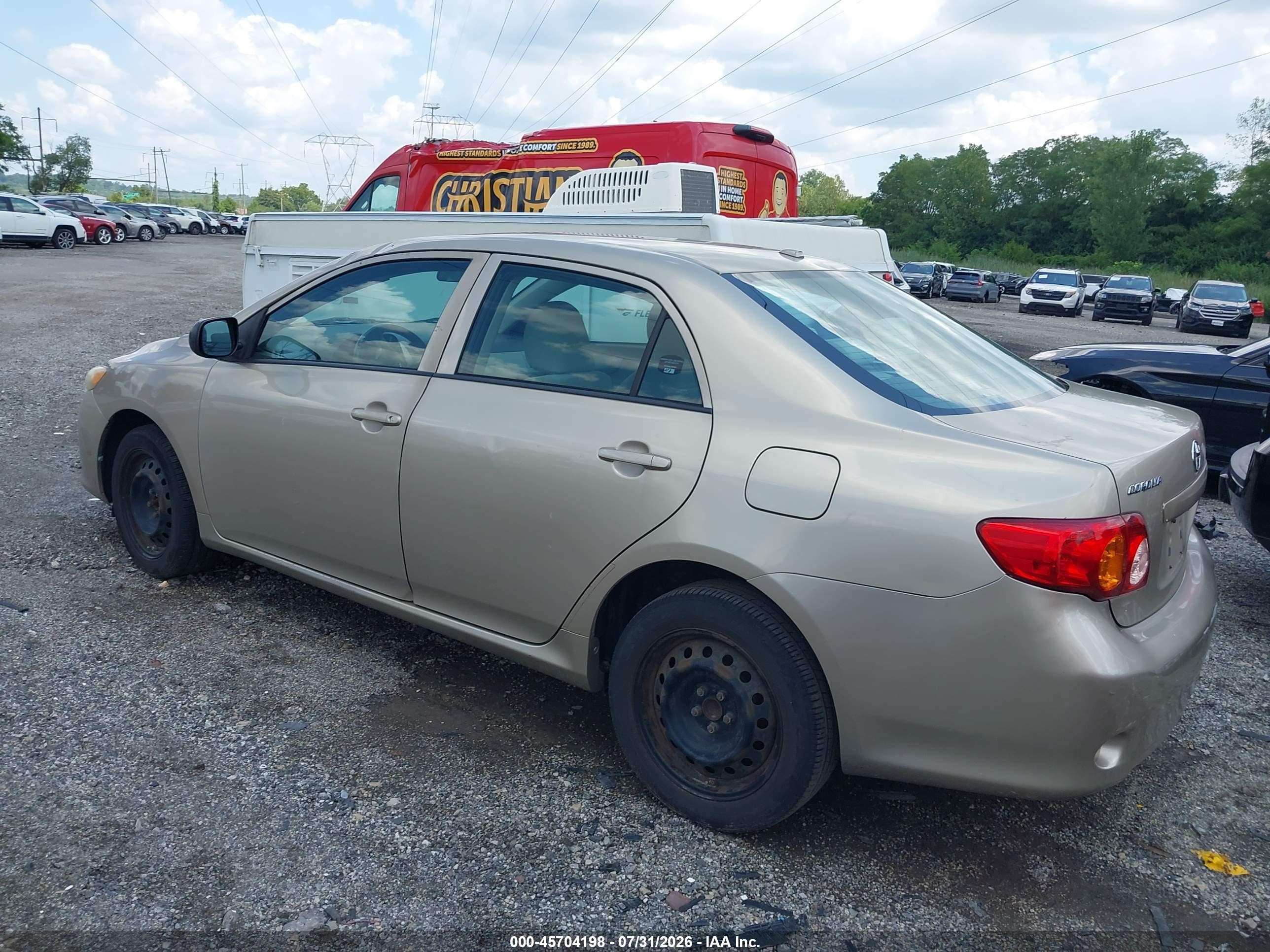 2010 Toyota Corolla Le Tan vin: 2T1BU4EE9AC363252