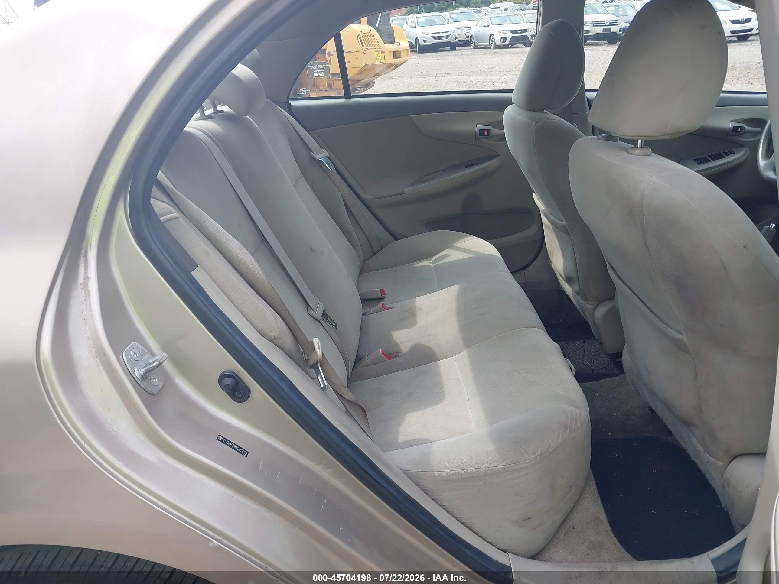 2010 Toyota Corolla Le Tan vin: 2T1BU4EE9AC363252