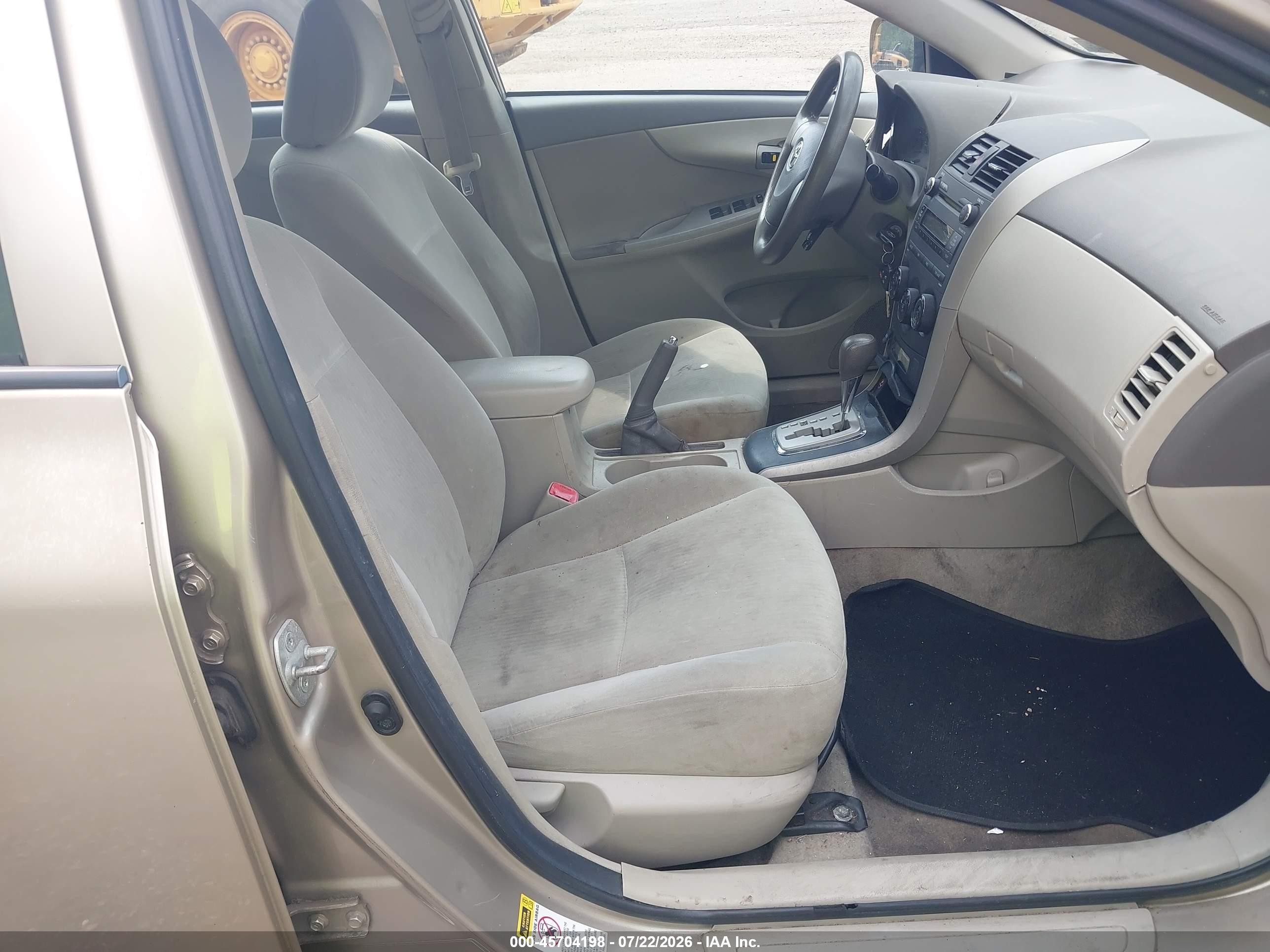 2010 Toyota Corolla Le Tan vin: 2T1BU4EE9AC363252