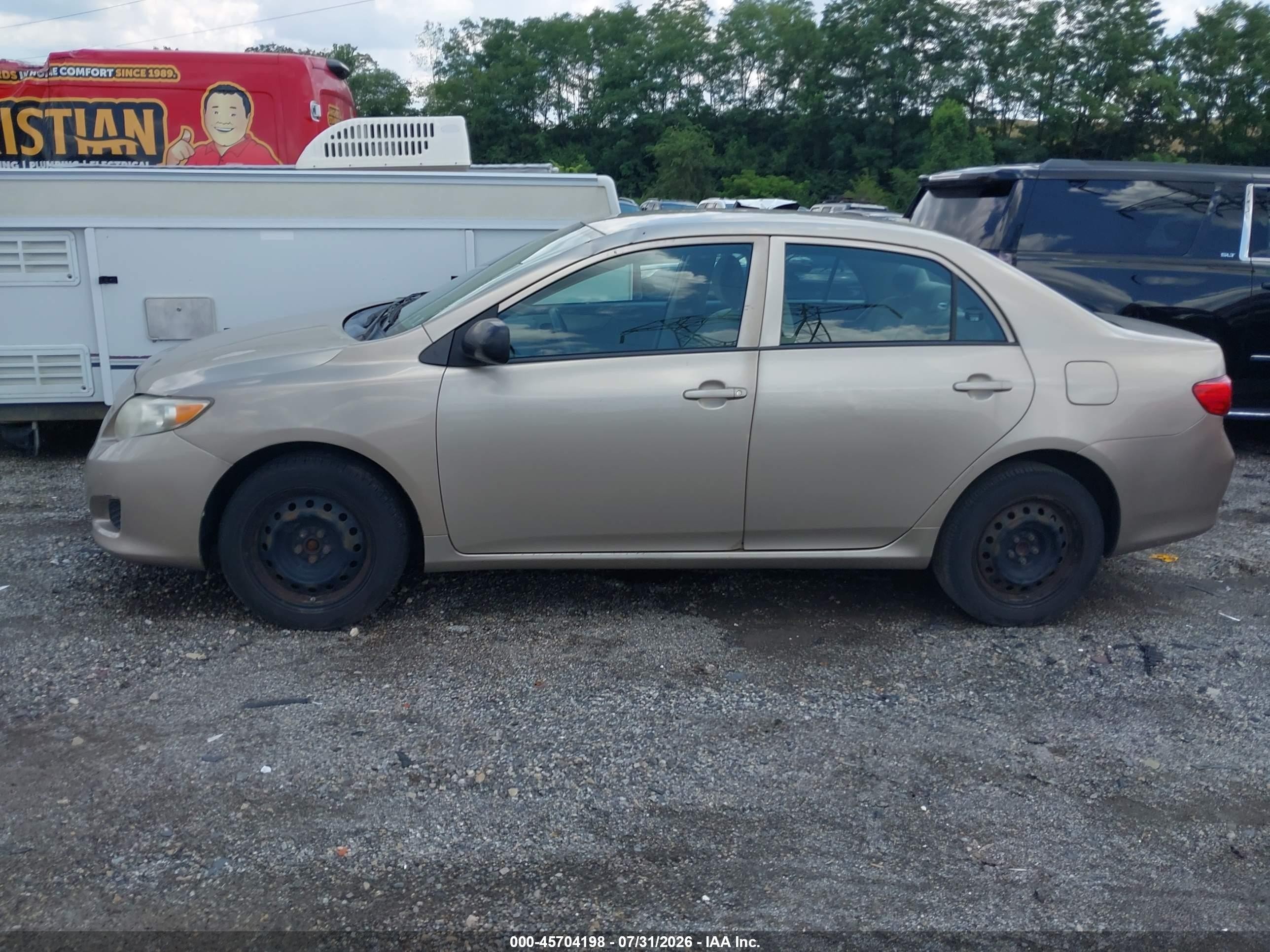 2010 Toyota Corolla Le Tan vin: 2T1BU4EE9AC363252