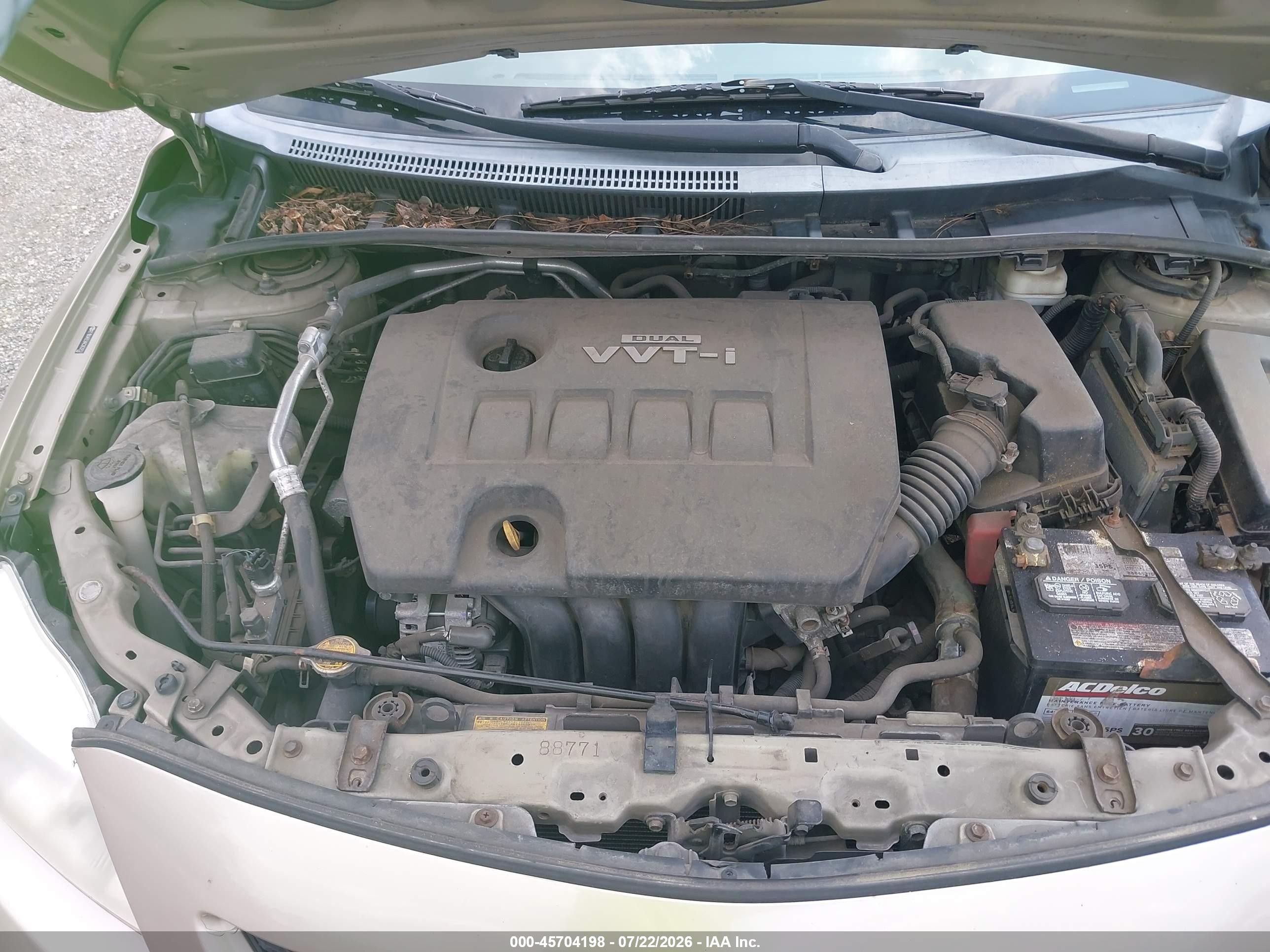 2010 Toyota Corolla Le Tan vin: 2T1BU4EE9AC363252